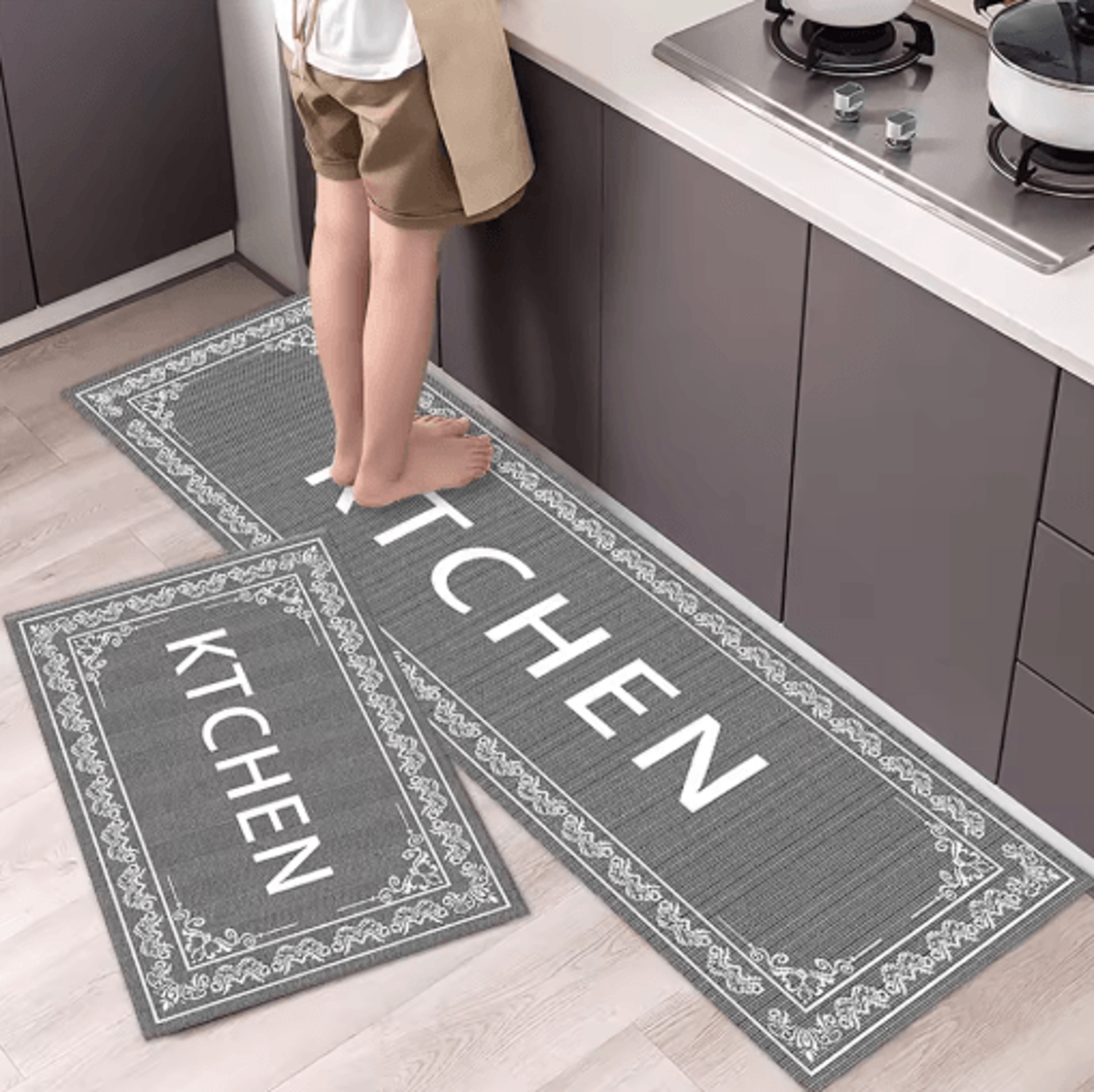 Soft Washable NonSlip Floor Mat Long Kitchen Hallway  Bedside Area Rug 5