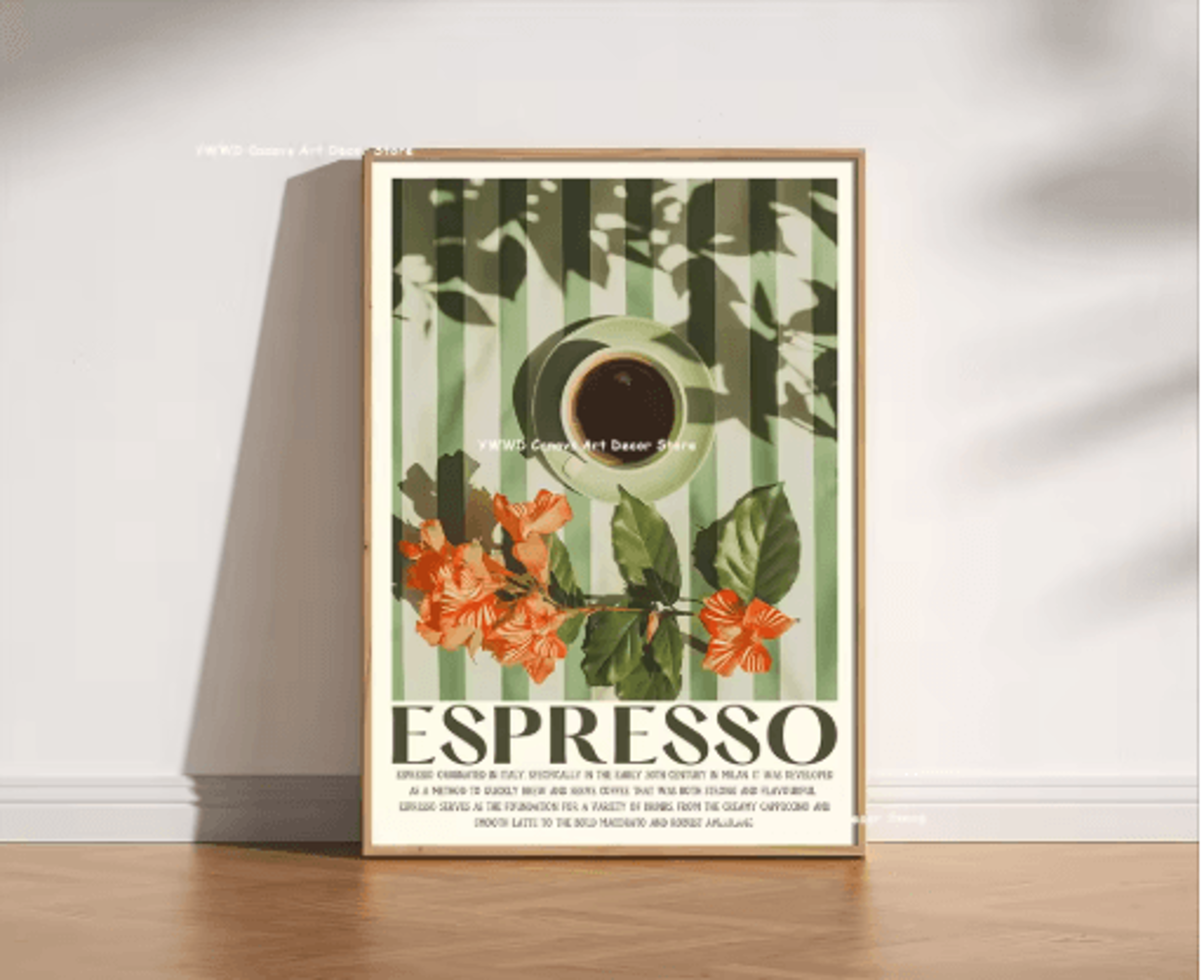Buongiorno Espresso Canvas Wall Art Modern Coffee Kitchen Decor Print 19