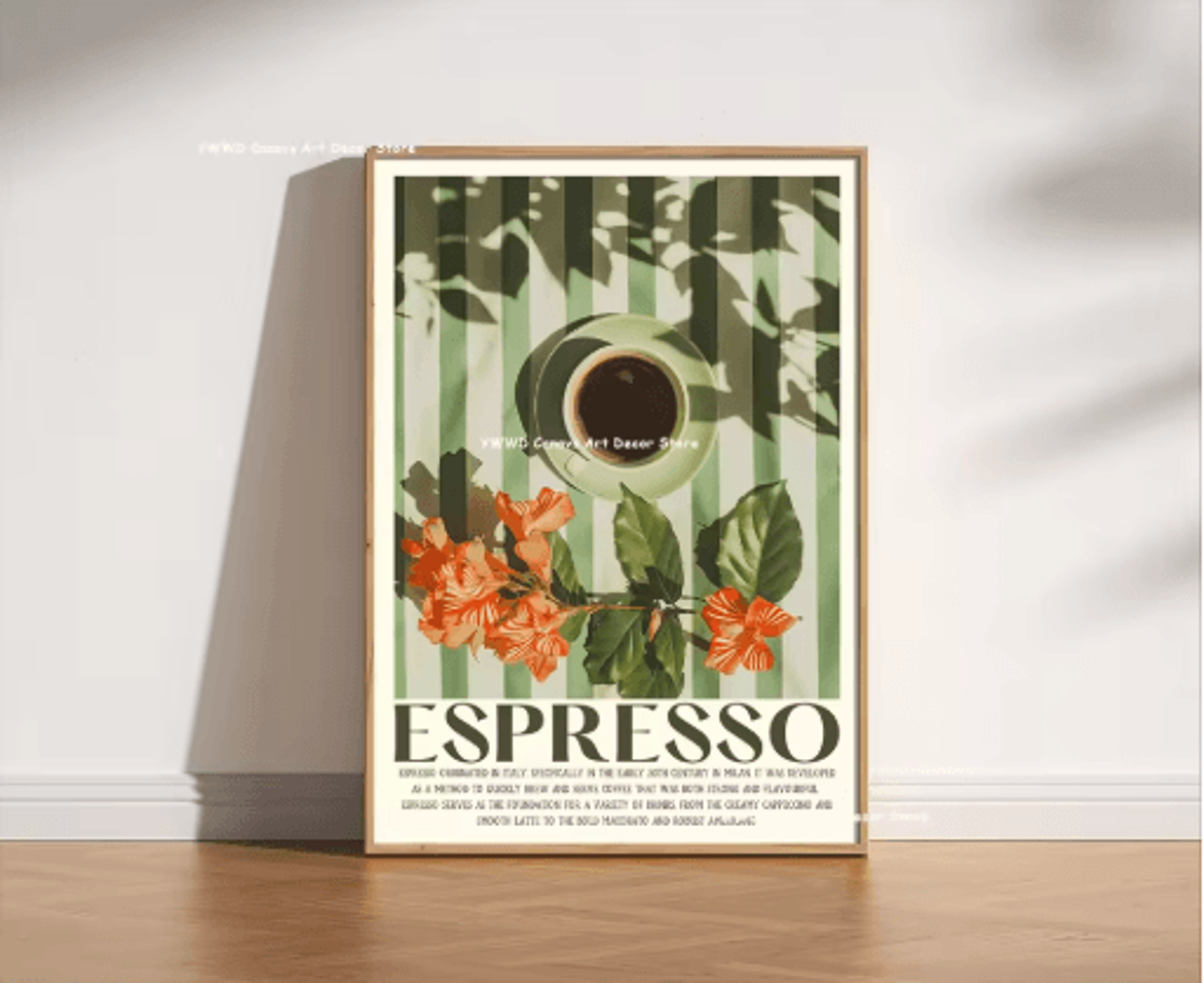 Buongiorno Espresso Canvas Wall Art Modern Coffee Kitchen Decor Print 21