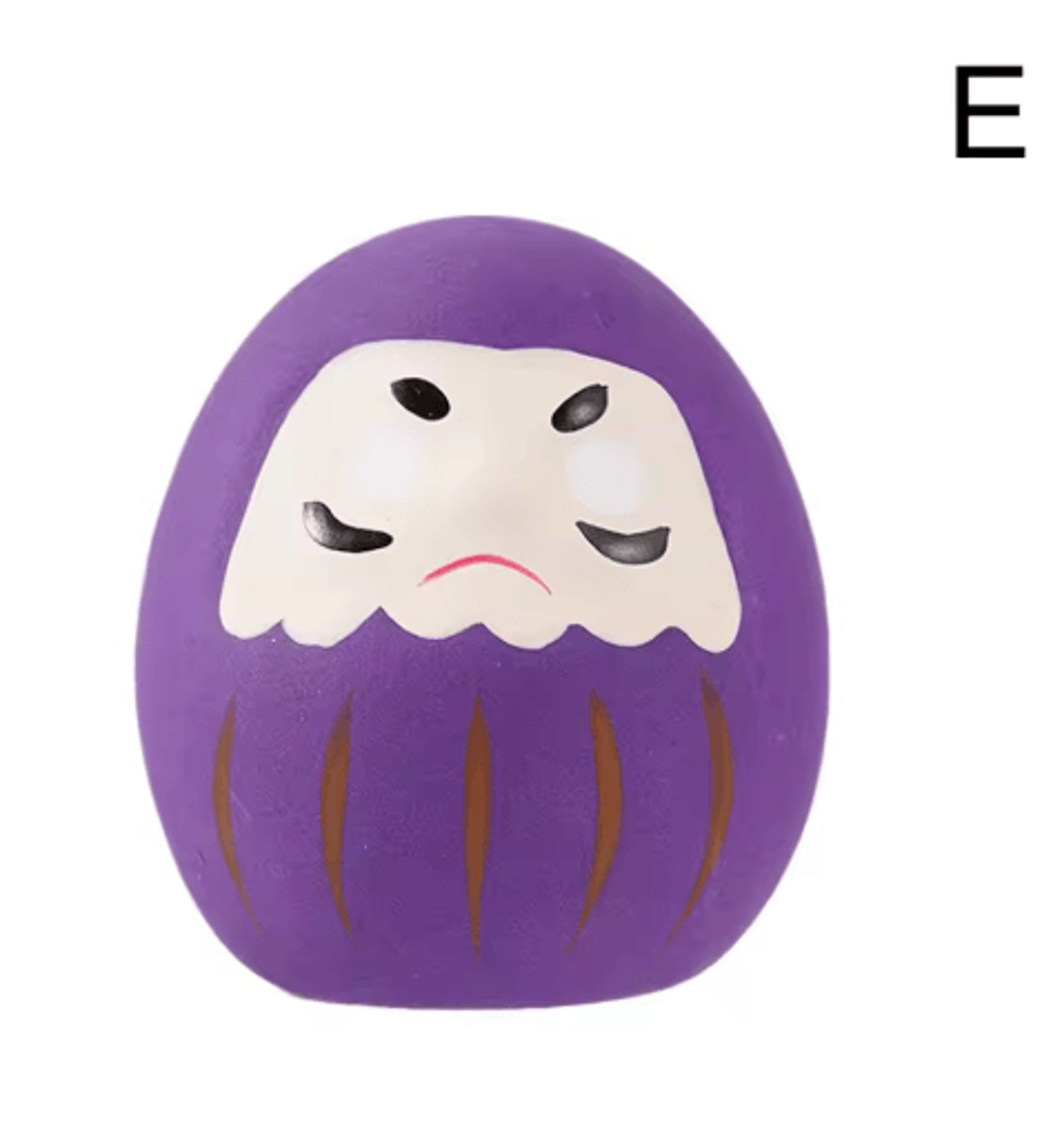 Mini Ceramic Daruma Doll Japanese Lucky Charm Fortune Ornament 2