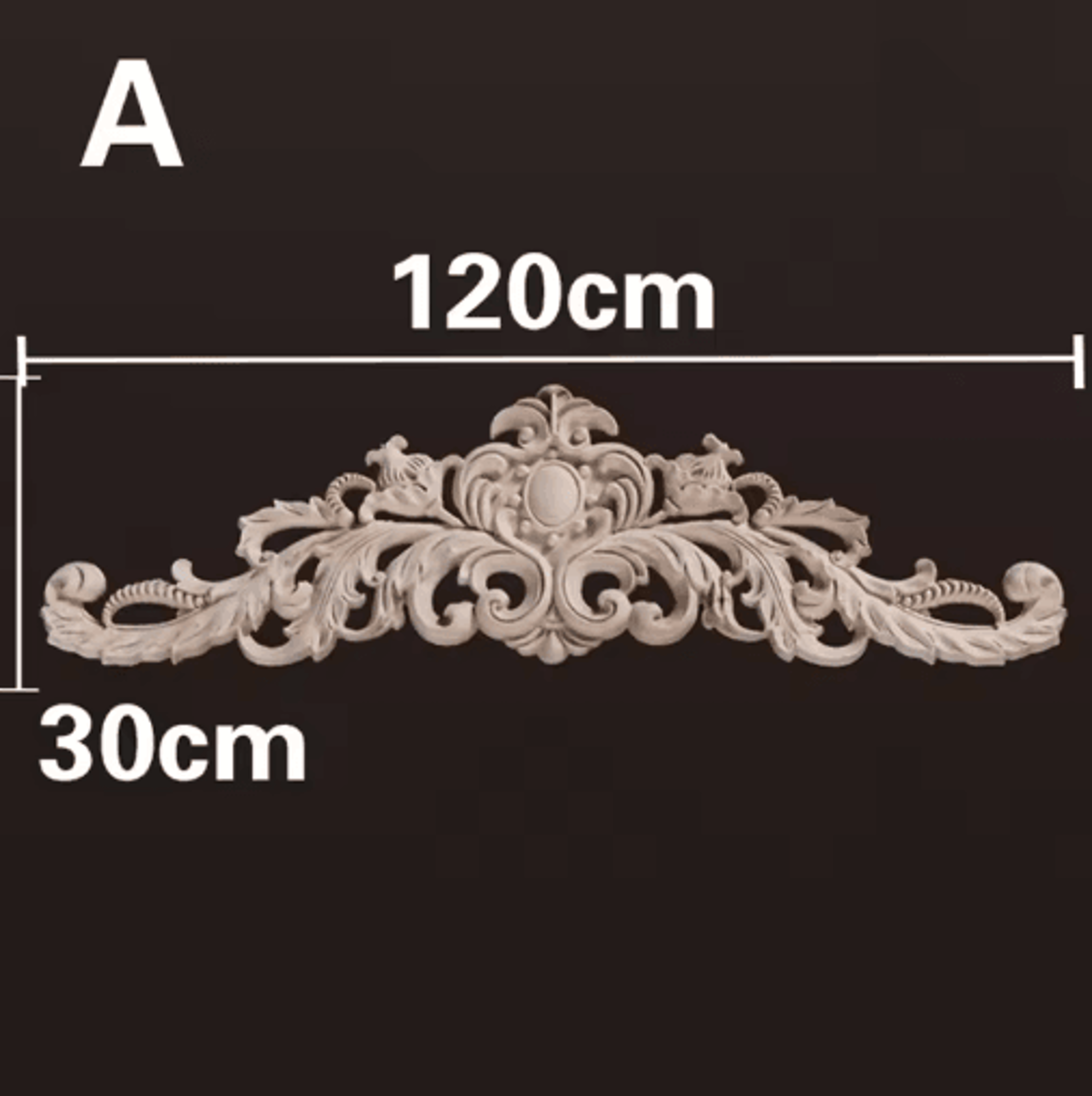 HandCarved Wooden Appliques  Onlays Decorative Furniture Trim Accents 16