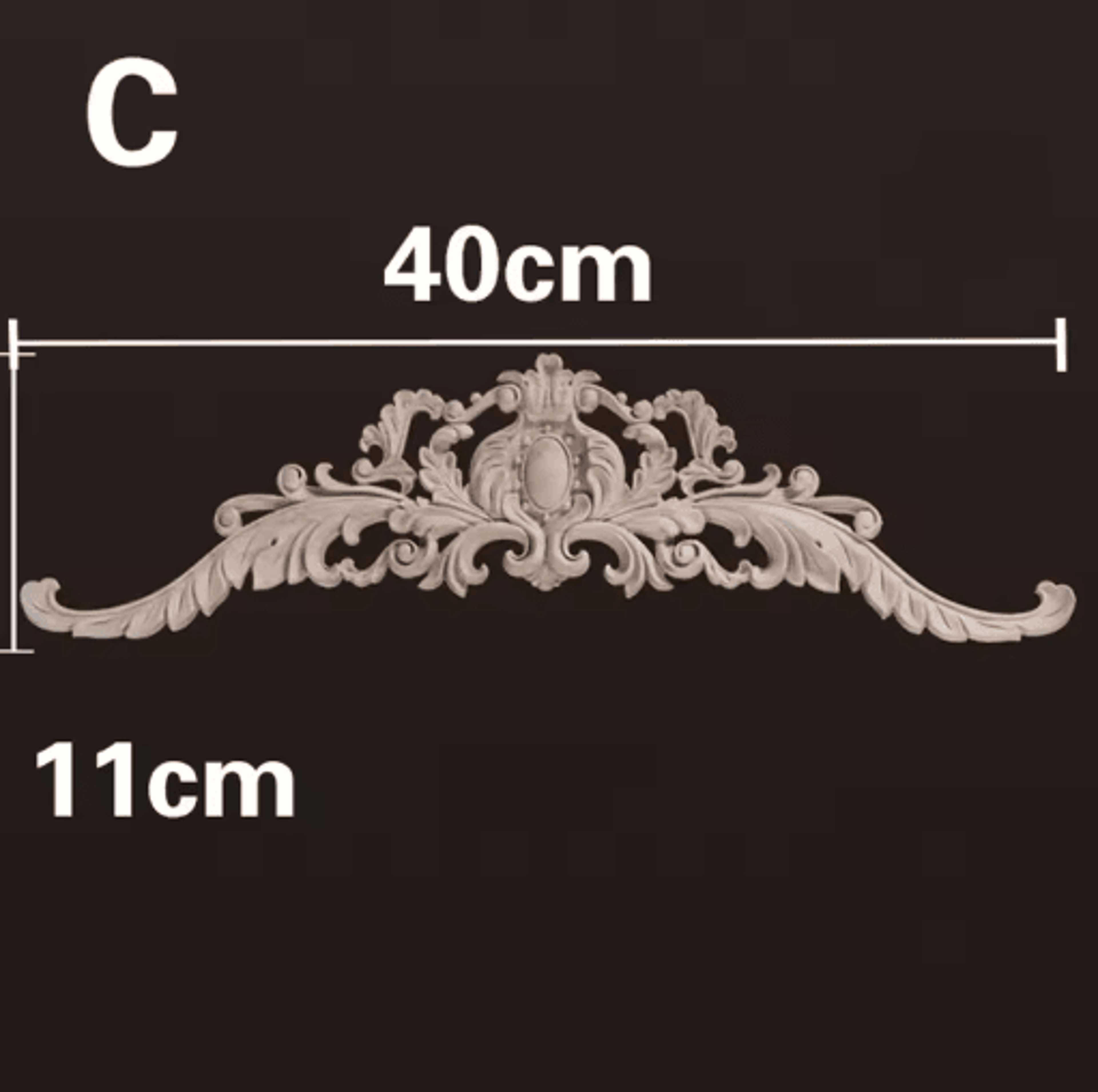 HandCarved Wooden Appliques  Onlays Decorative Furniture Trim Accents 5