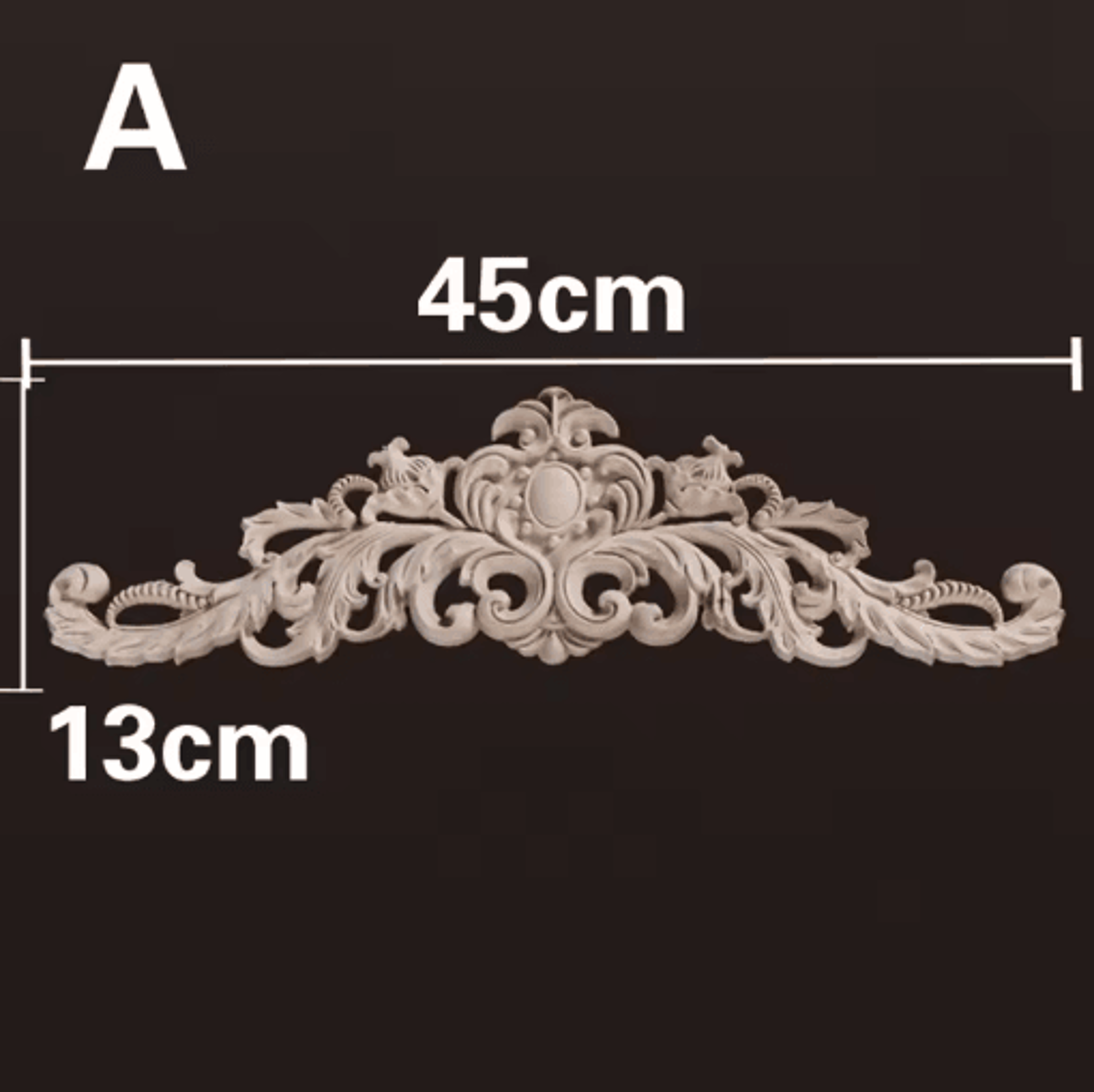 HandCarved Wooden Appliques  Onlays Decorative Furniture Trim Accents 23