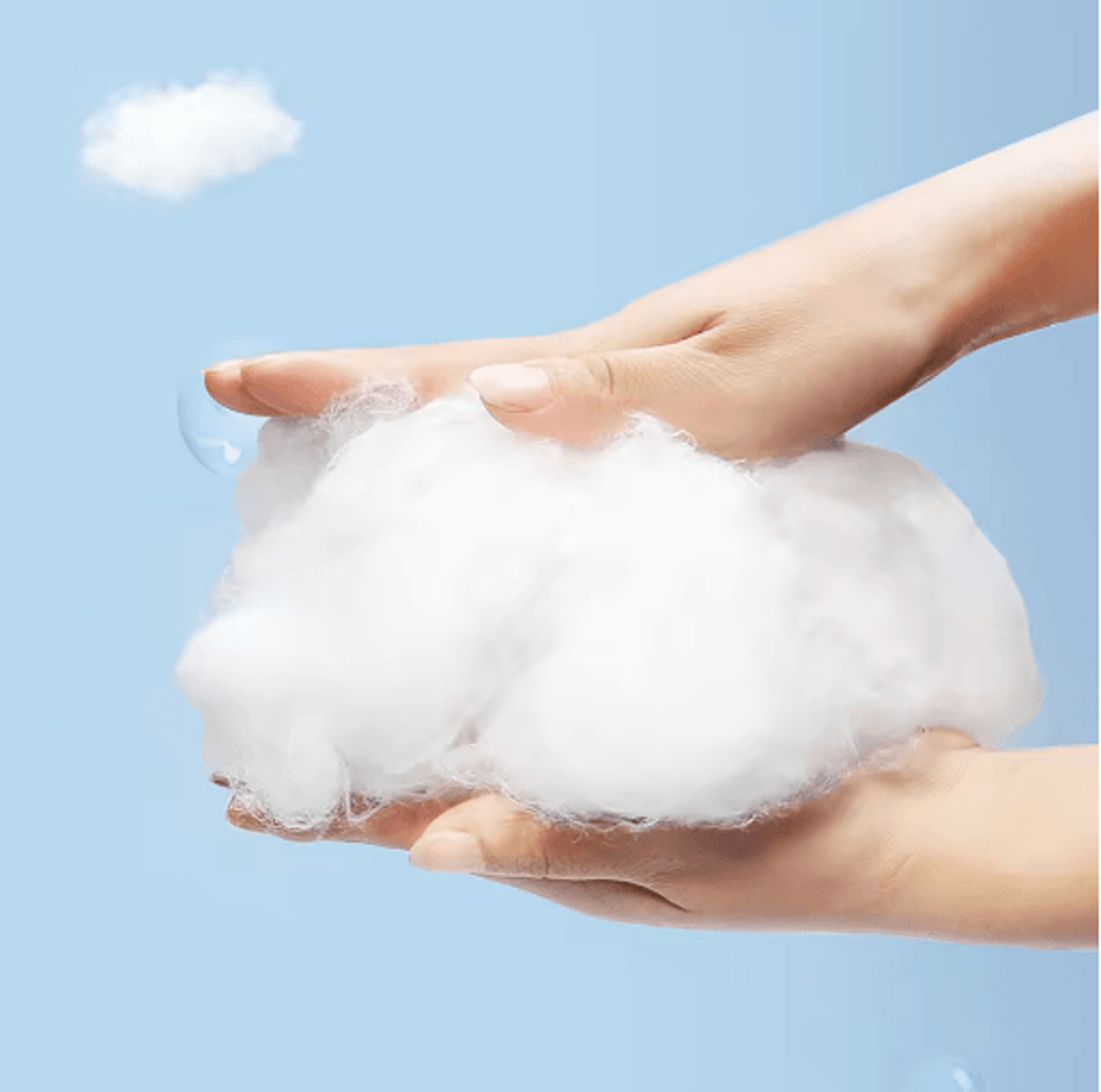 3D Artificial Cloud Ceiling Decor Set 9pcs Dreamy Hanging Cloud Props 4