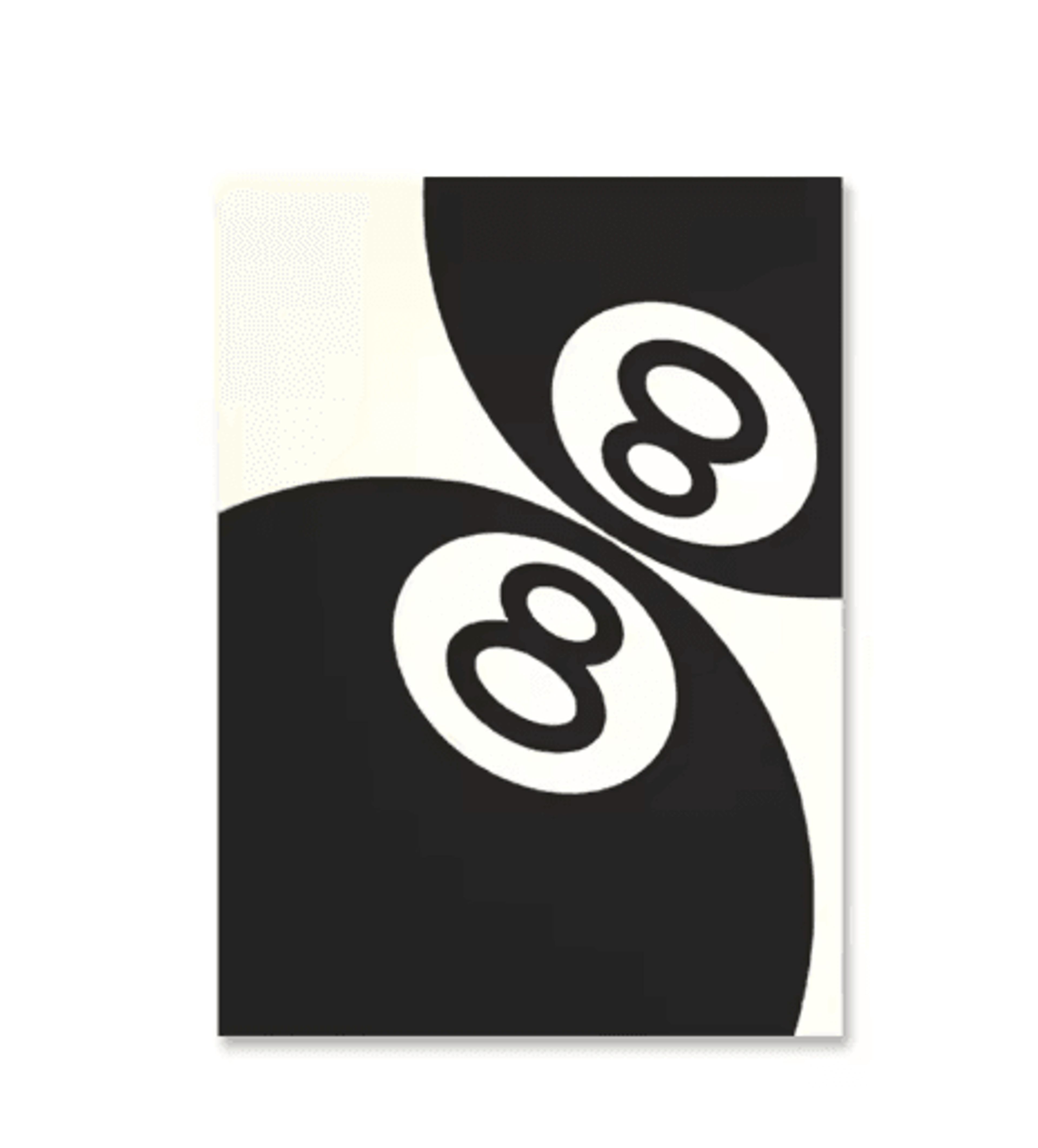 Black  White 8 Ball Canvas Wall Art Billiards Club Style Home Decor 2