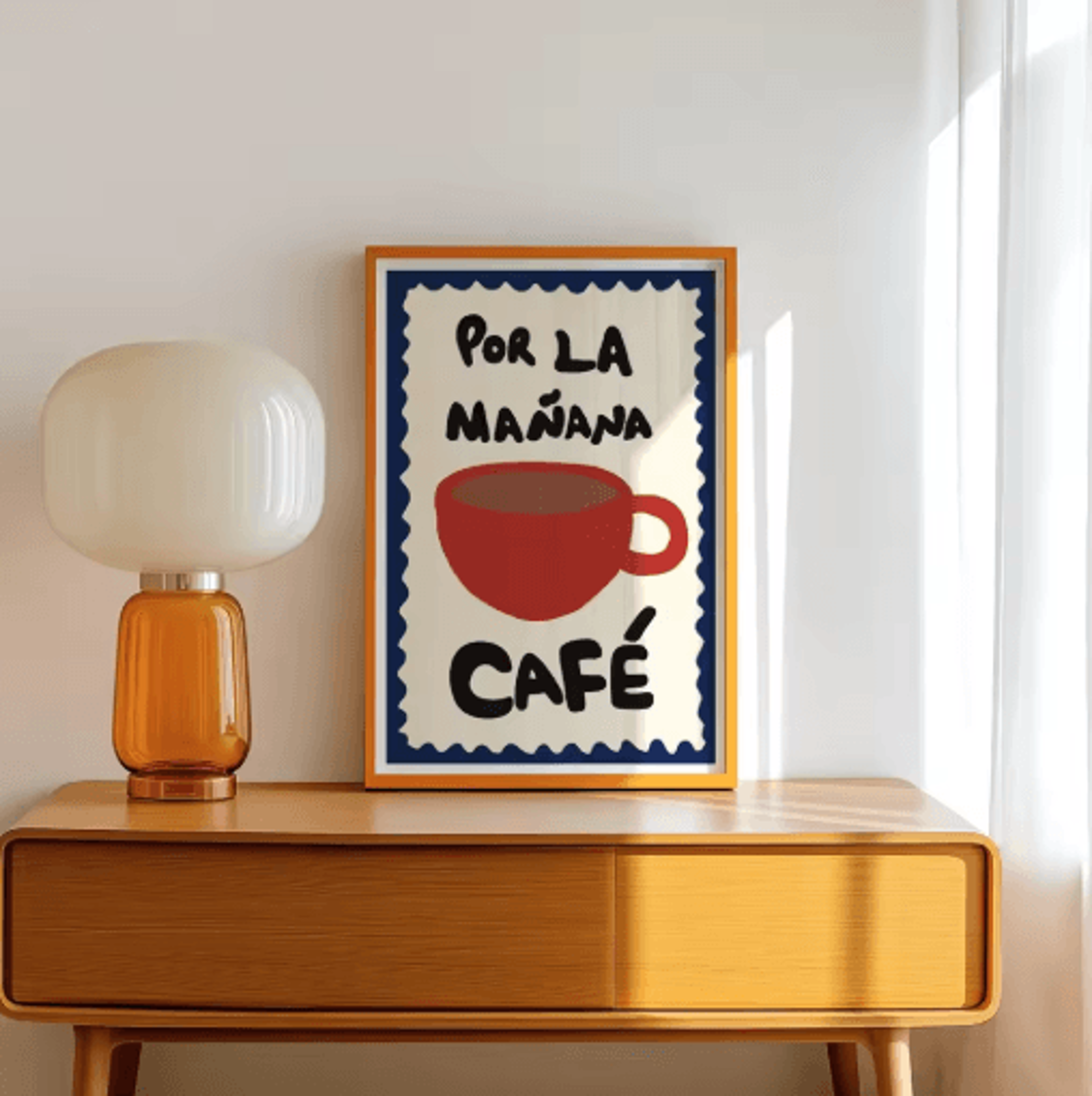 But First Cafecito Minimalist Spanish Quote Canvas Modern Coffee Bar Wall Decor 22