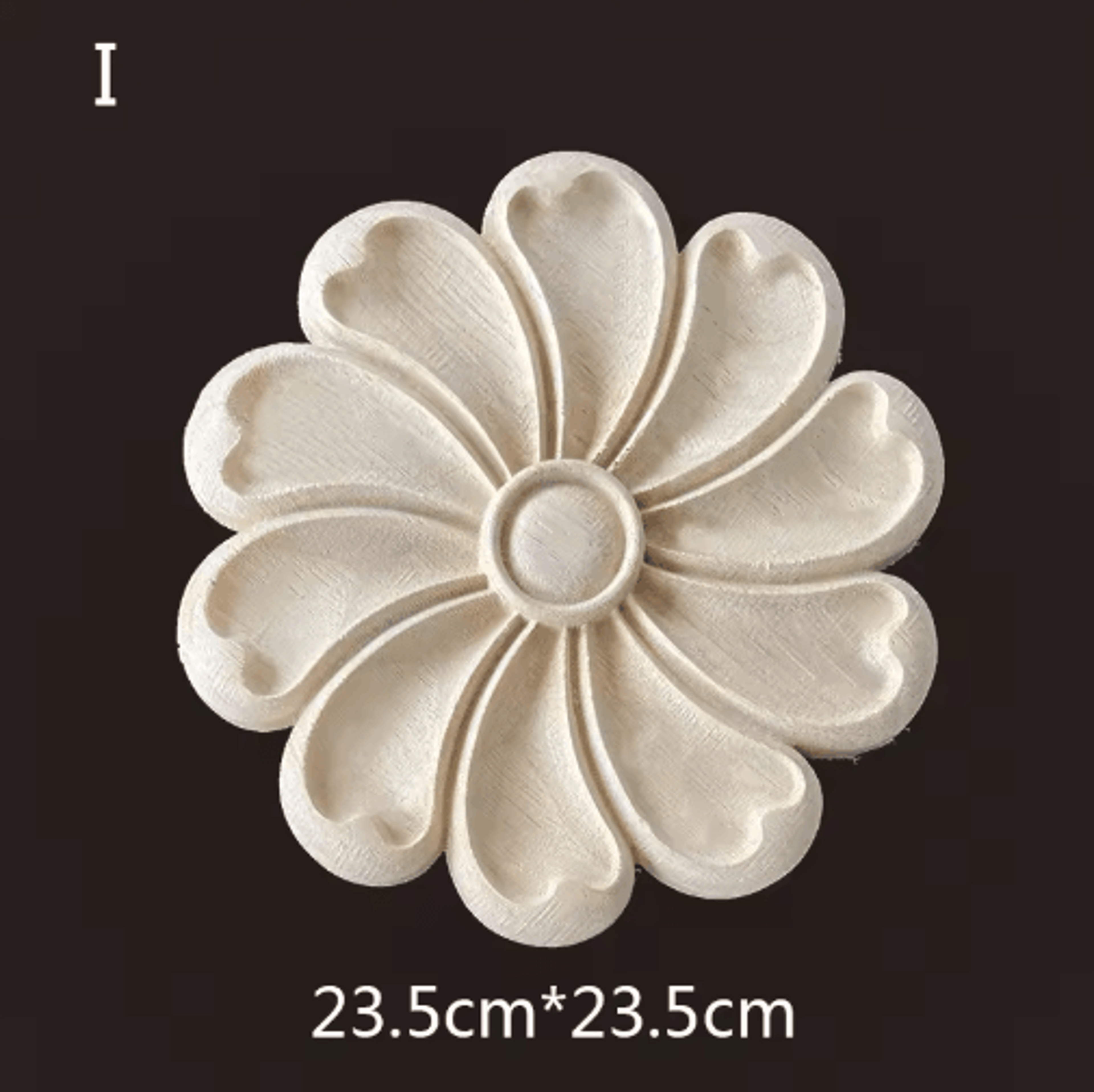 Hand Carved Wooden Applique Onlays Decorative Wood Furniture Applique For Doors  Home Decor 10