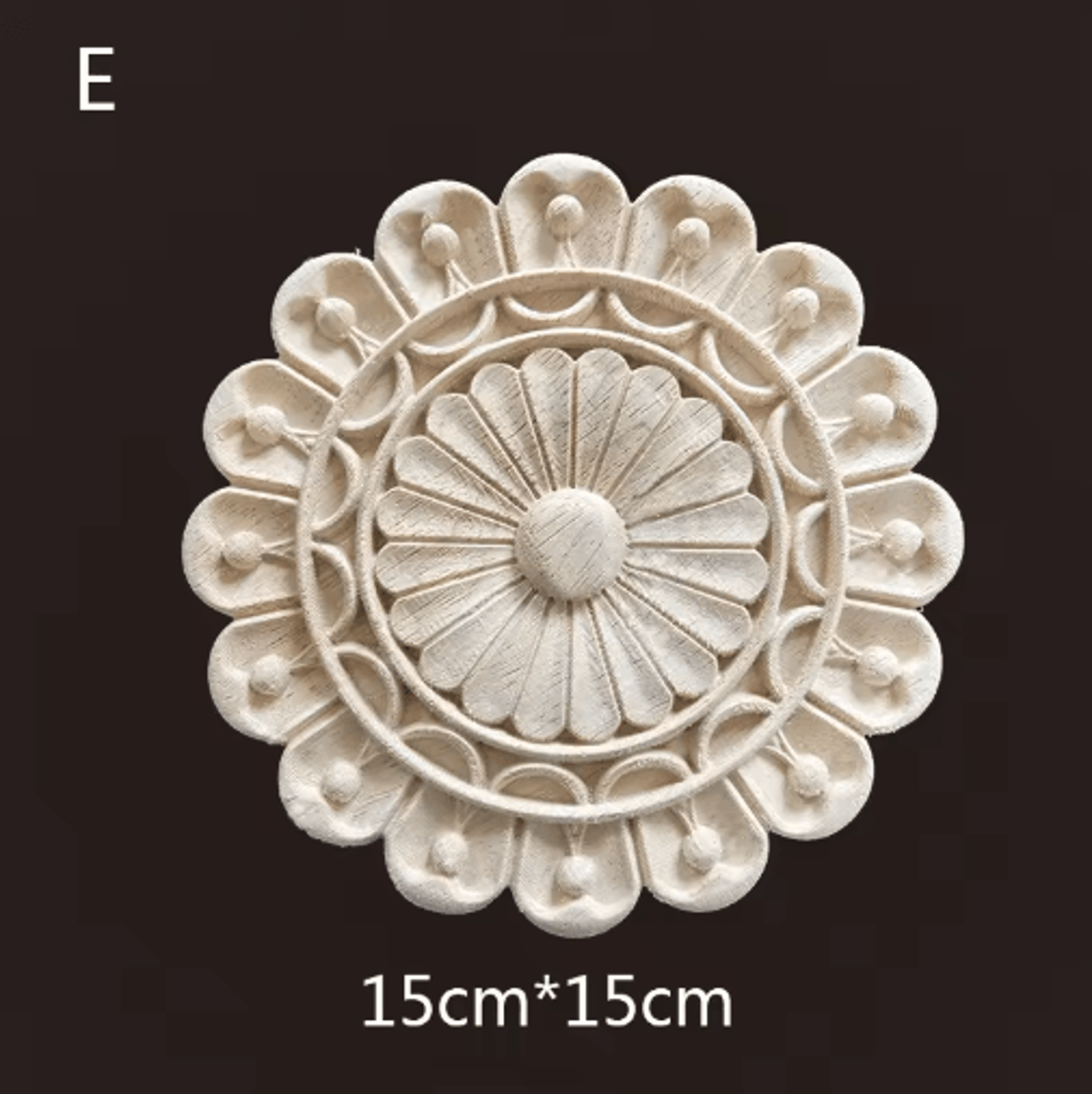 Hand Carved Wooden Applique Onlays Decorative Wood Furniture Applique For Doors  Home Decor 19