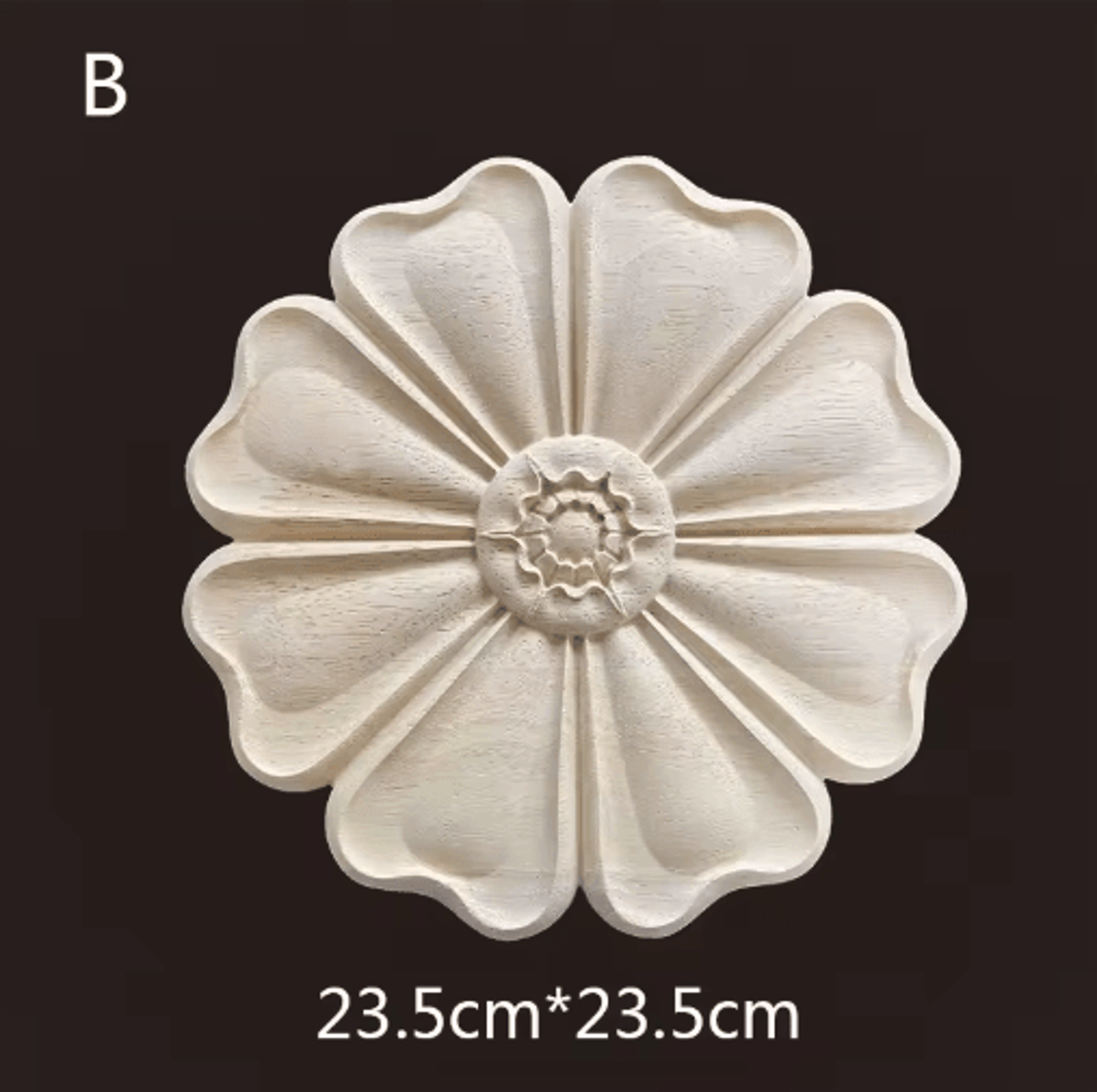 Hand Carved Wooden Applique Onlays Decorative Wood Furniture Applique For Doors  Home Decor 24