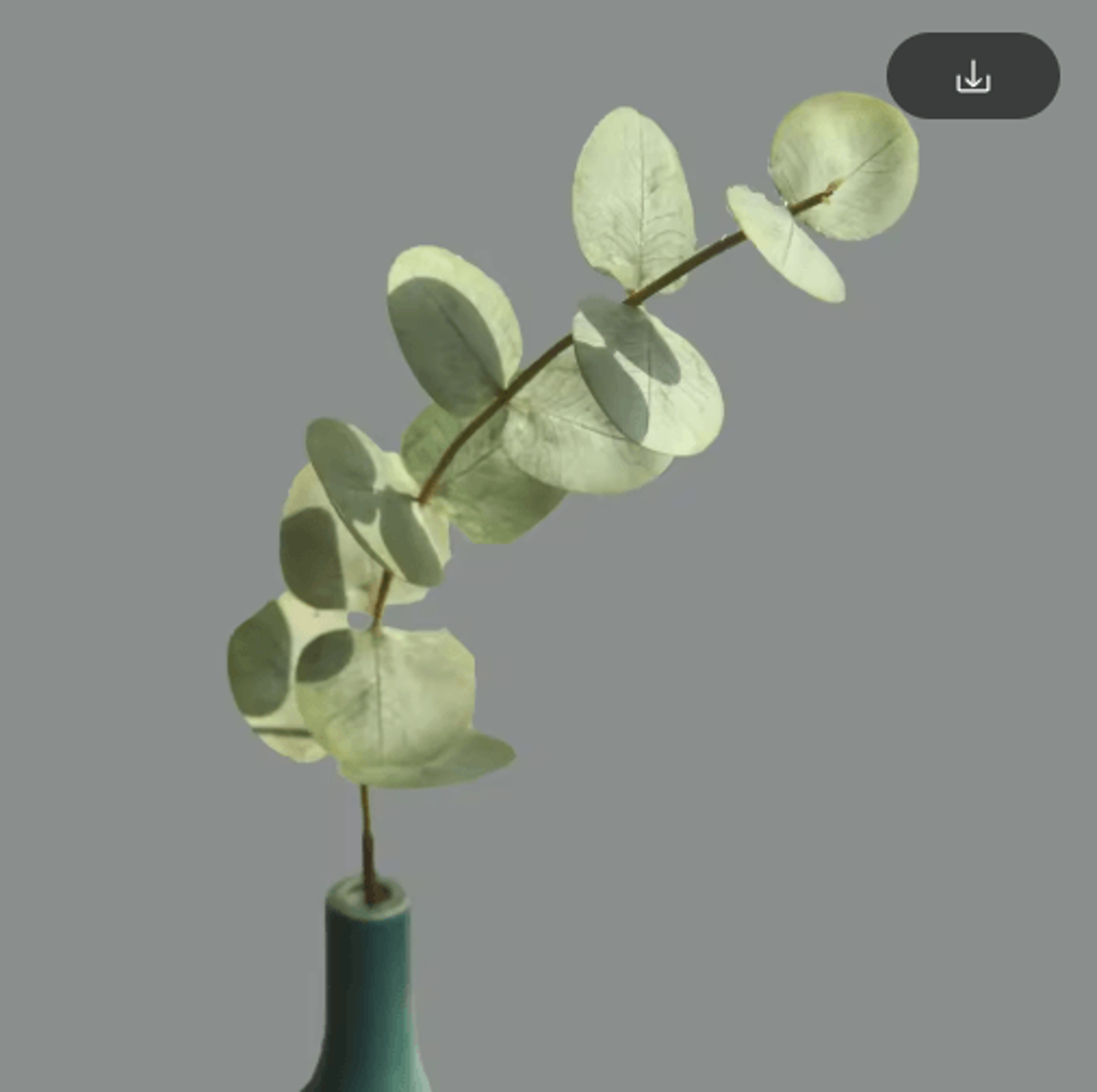 10Pack Real Touch Eucalyptus Leaves  Lifelike Artificial Eucalyptus Leaves For Wedding  Home Decor 2