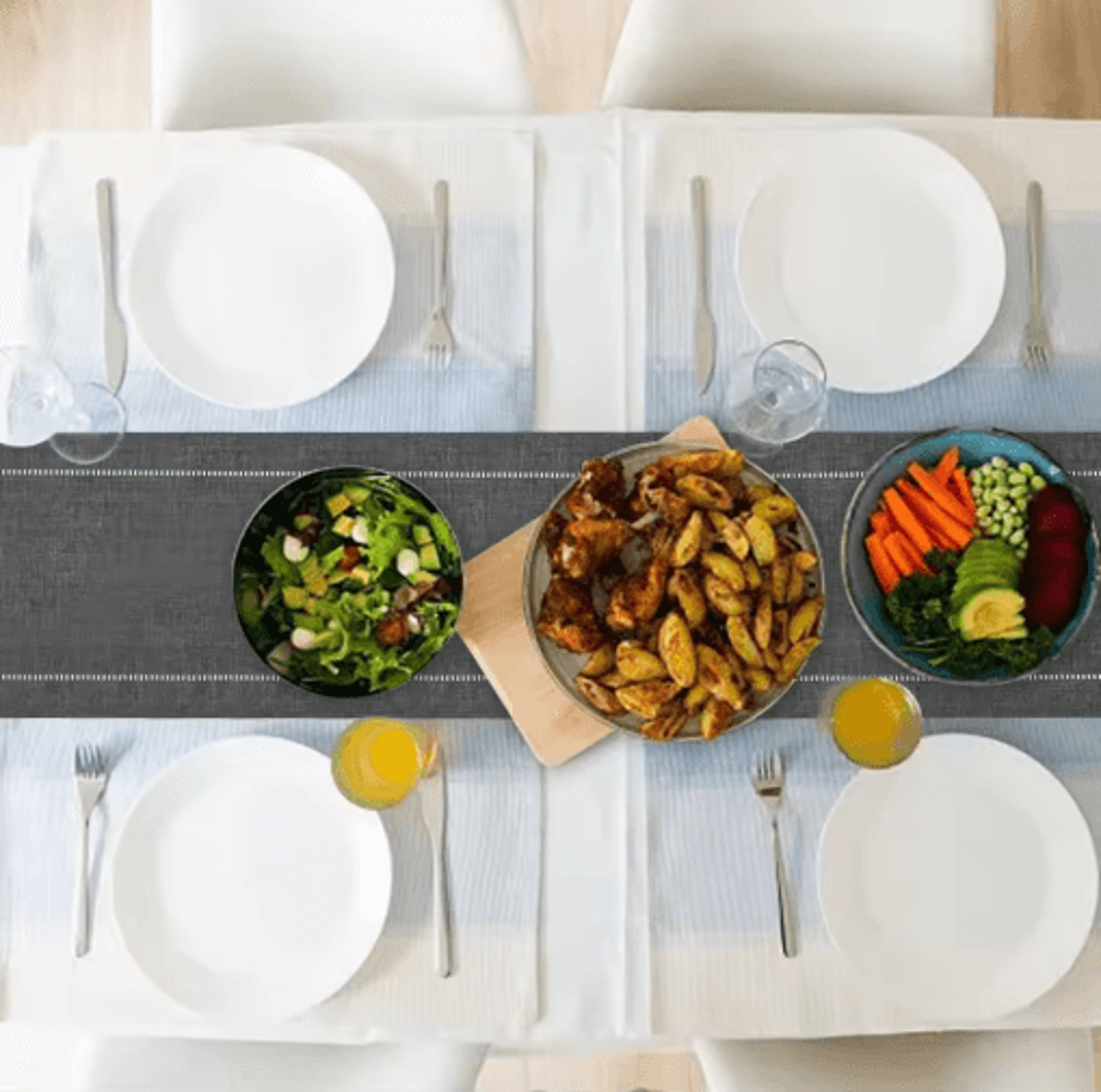 Modern Solid Linen Table Runner  Minimalist Linen Table Runner For Dining  Coffee Tables 8