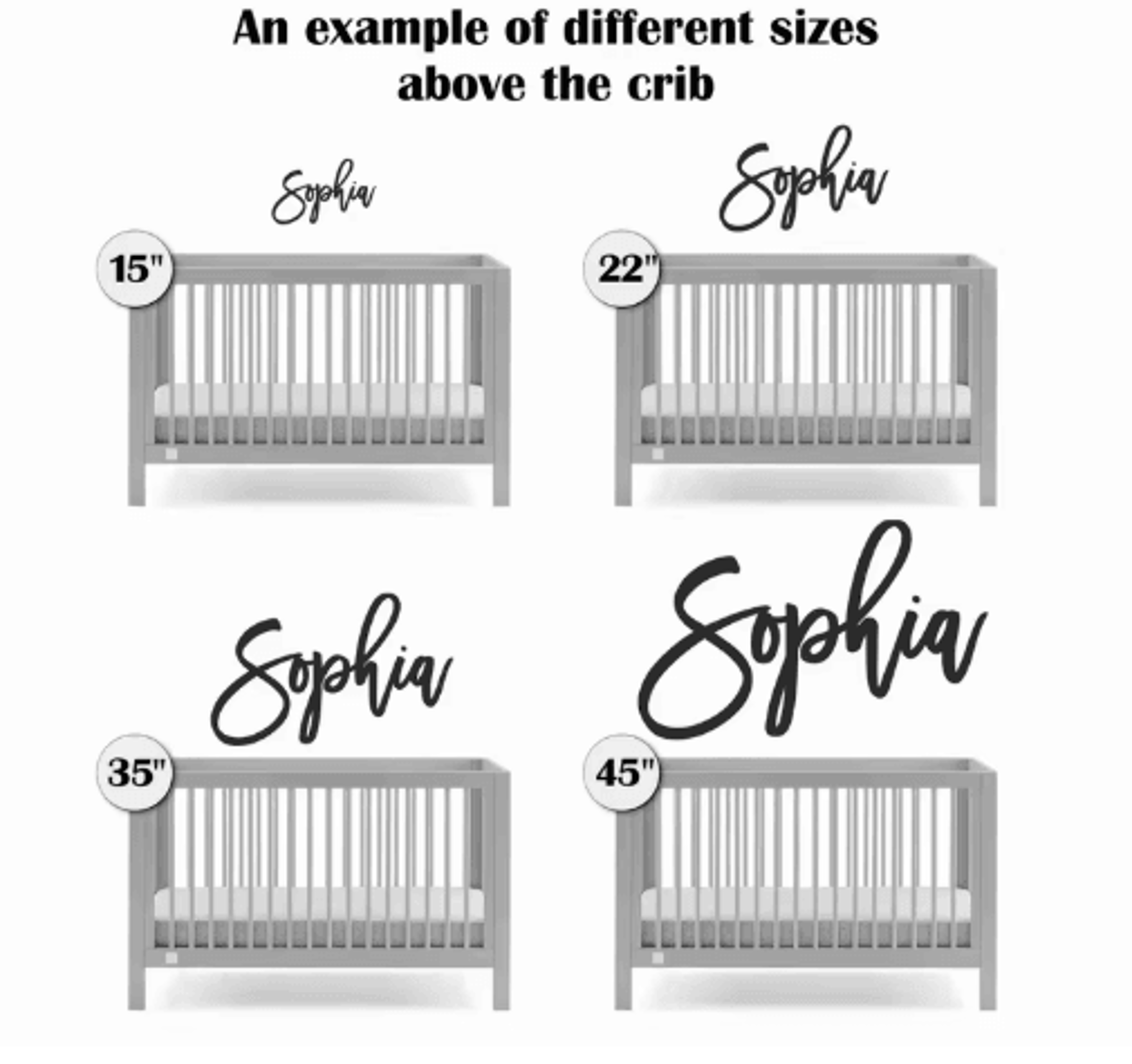 Personalized Wooden Name Sign  Custom Baby Nursery Wall Decor For Kids Room 3