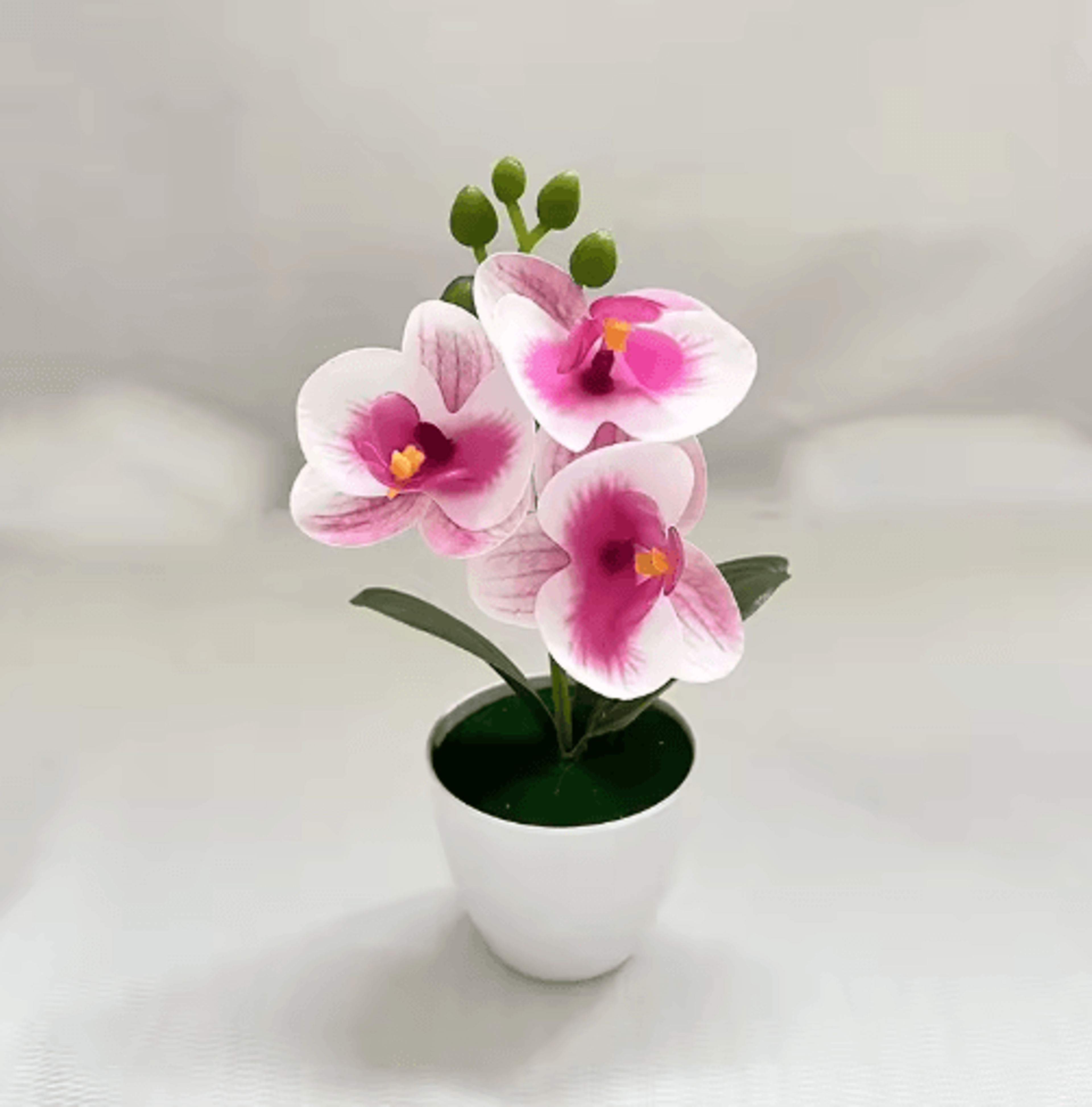 Mini Artificial Bonsai Plant With Pot  Realistic Desktop Greenery For Home Decor 1