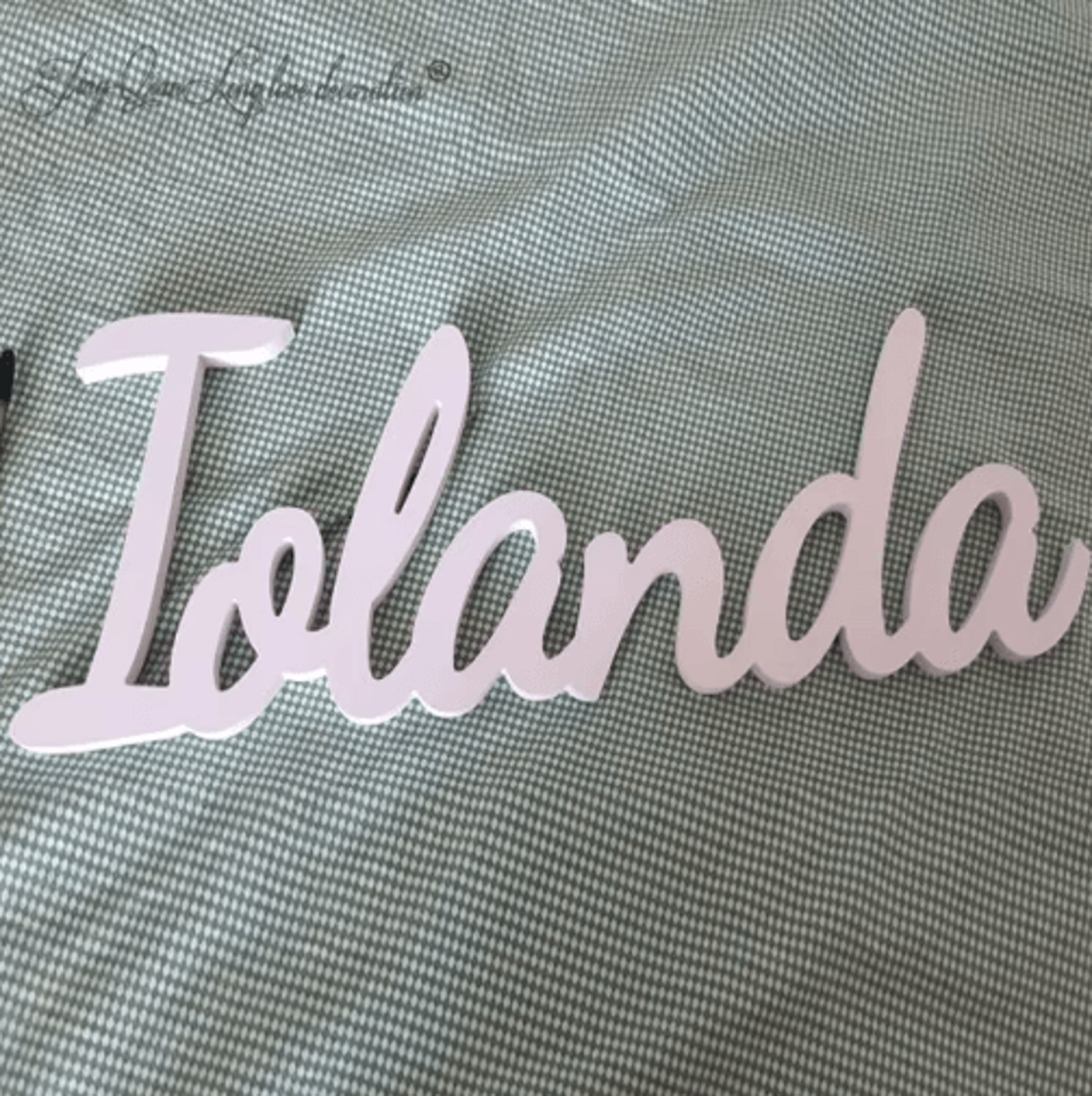 Custom Wooden Name Sign With Base Personalized Freestanding Word Decor For Home 0