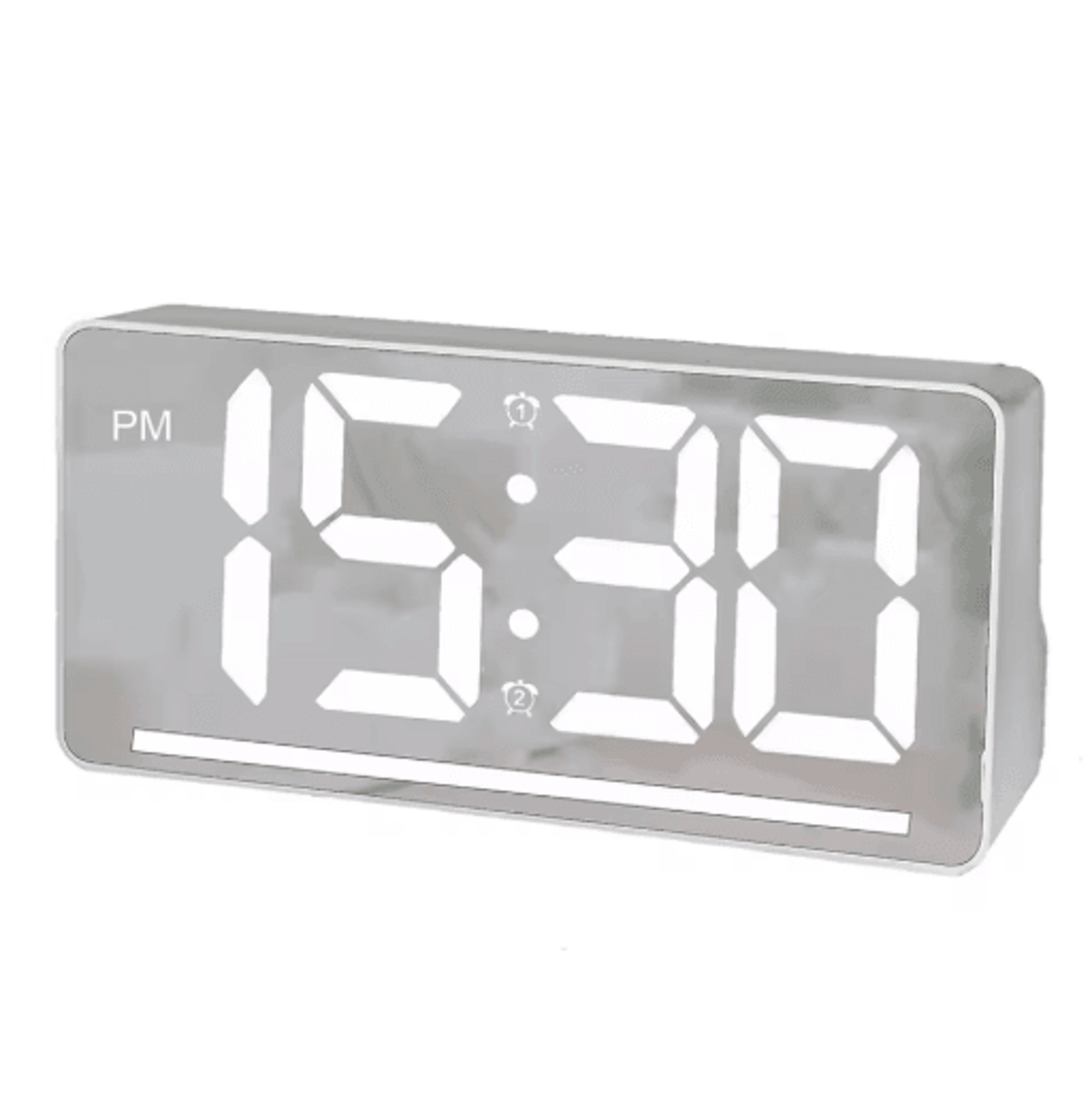 Large Display Digital Alarm Clock LED Desk Clock With Temperature  Night Light 1