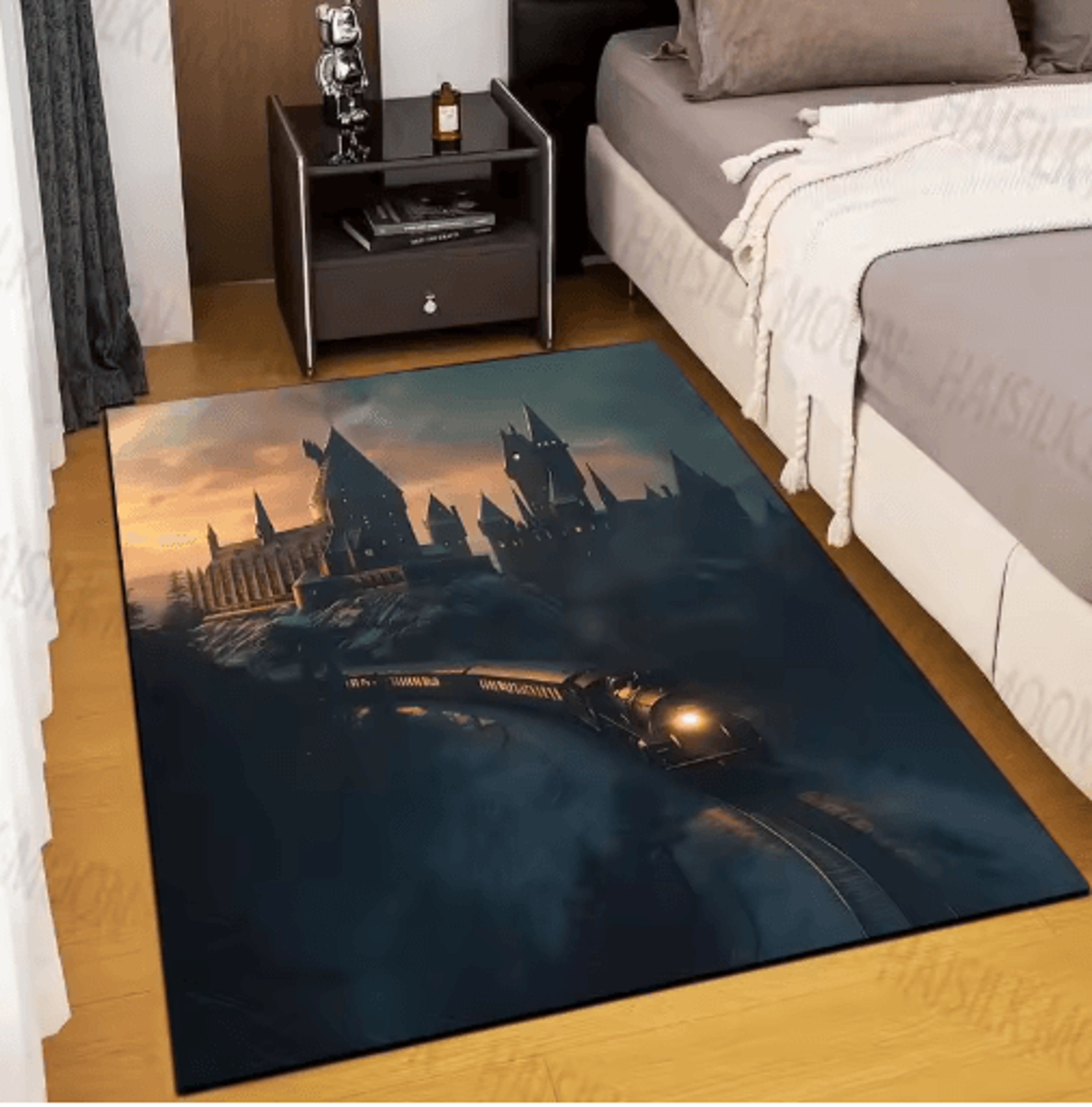 Magic Castle Kids Rug Fantasy School Carpet For Bedroom  Playroom Decor 11