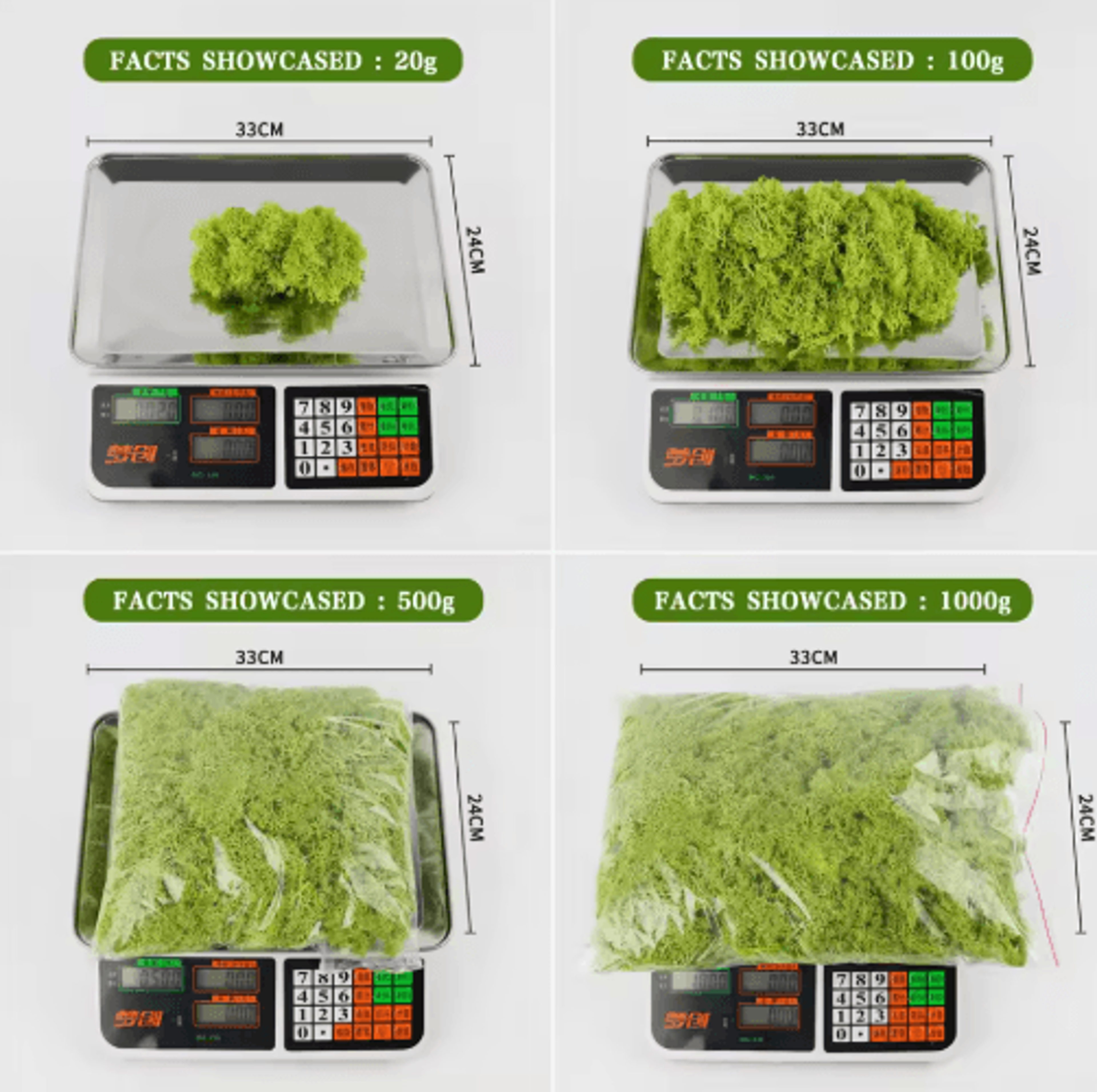 Artificial Moss Grass Mini Landscape Fake Greenery For DIY  Home Decor 10
