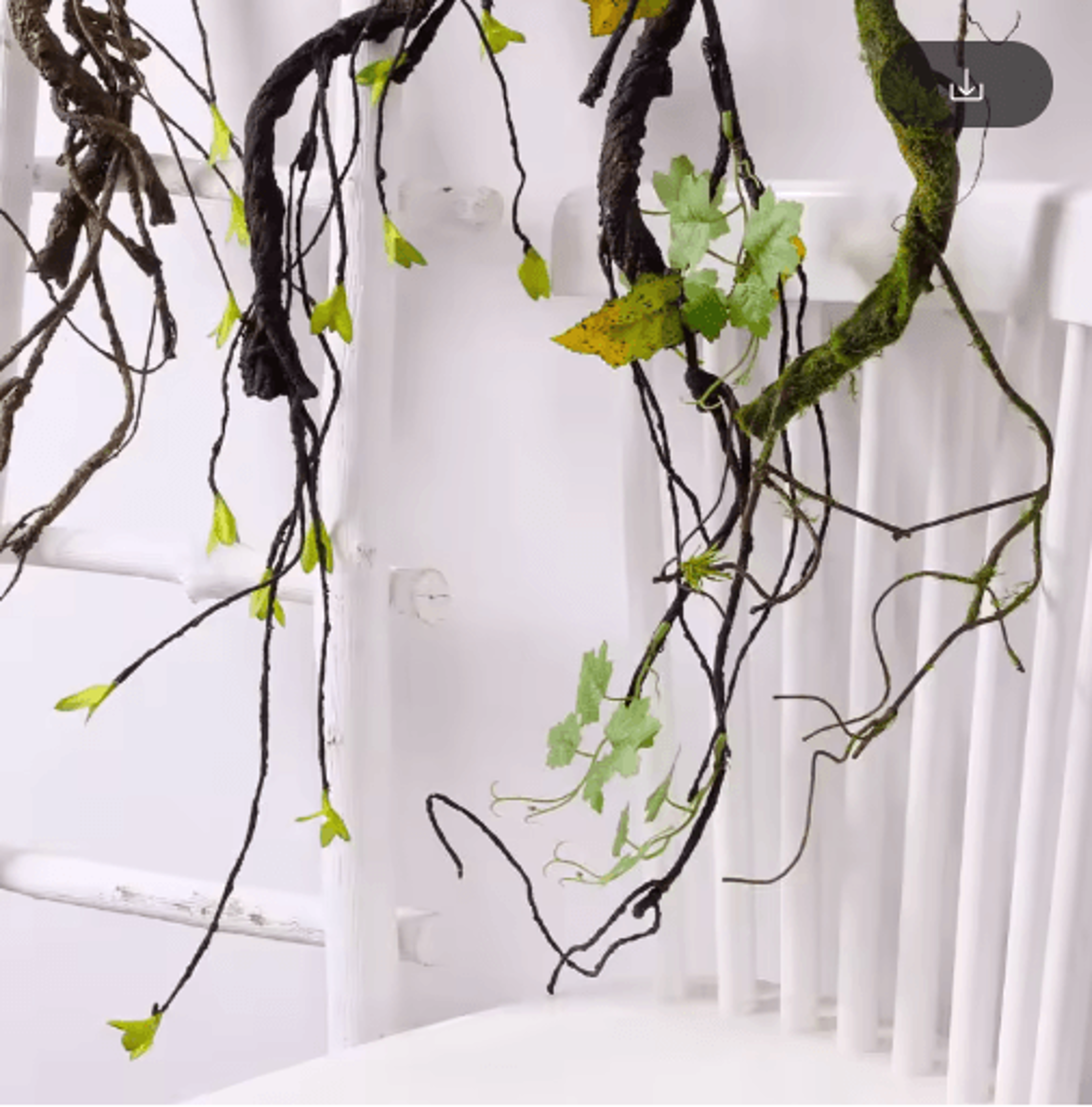 Artificial Rattan Vine Branch Rustic Wall Hanging  Wedding Decor Accent 6