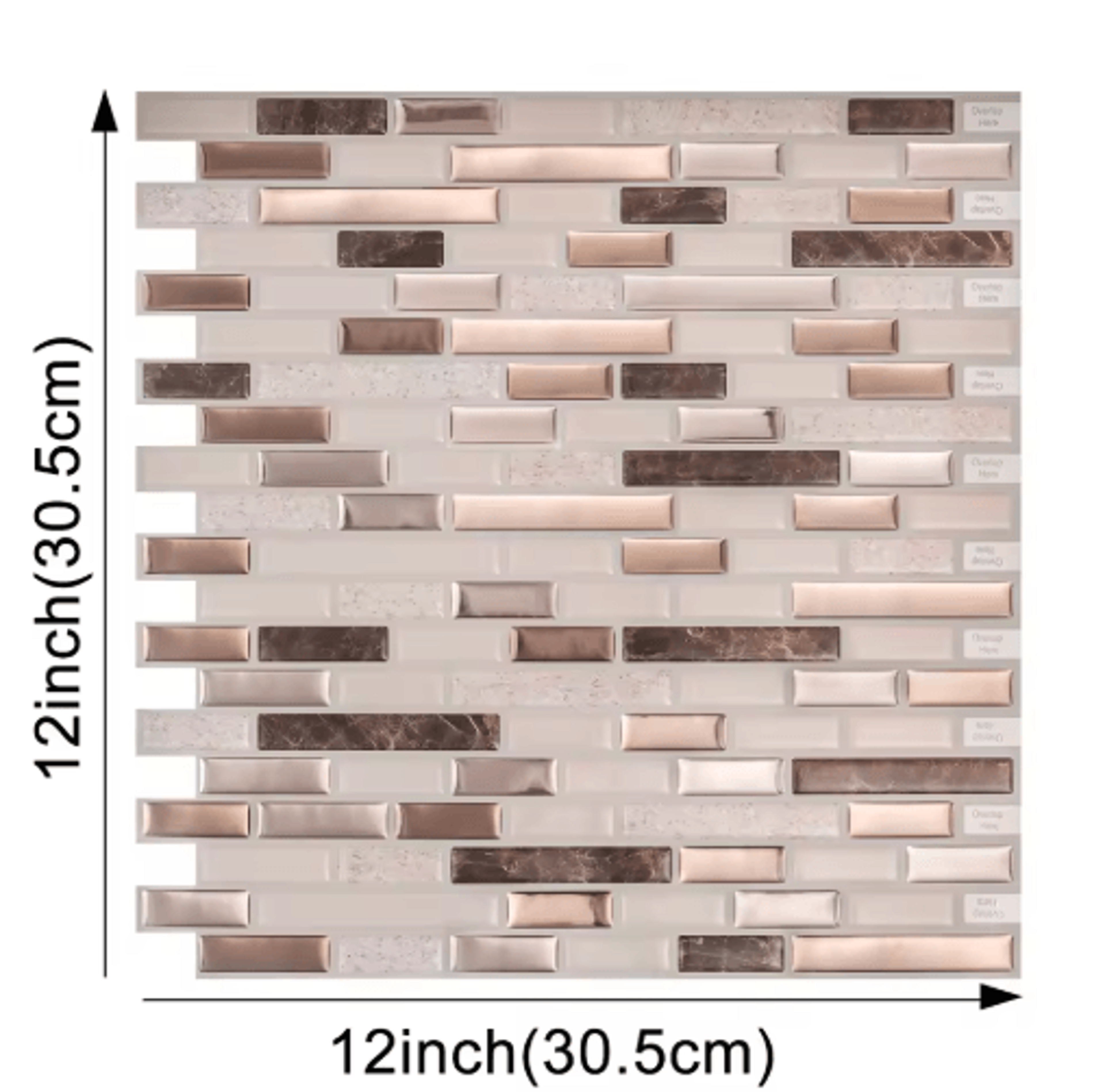 3D Peel And Stick Backsplash Tiles Waterproof SelfAdhesive Kitchen Wall Stickers 21