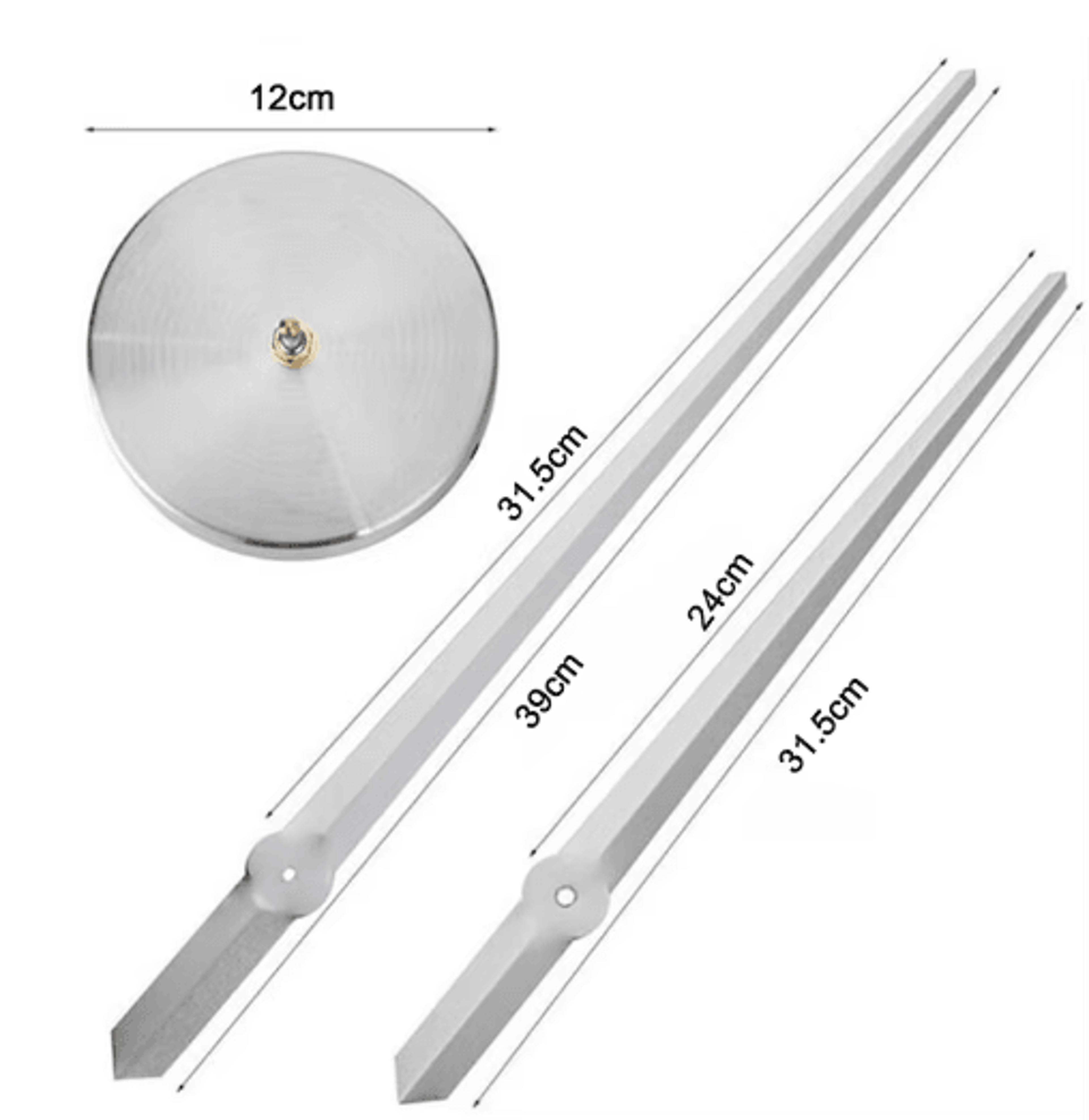 DIY 3D Large Wall Clock Kit Modern Quartz Mechanism With Big Clock Hands 5