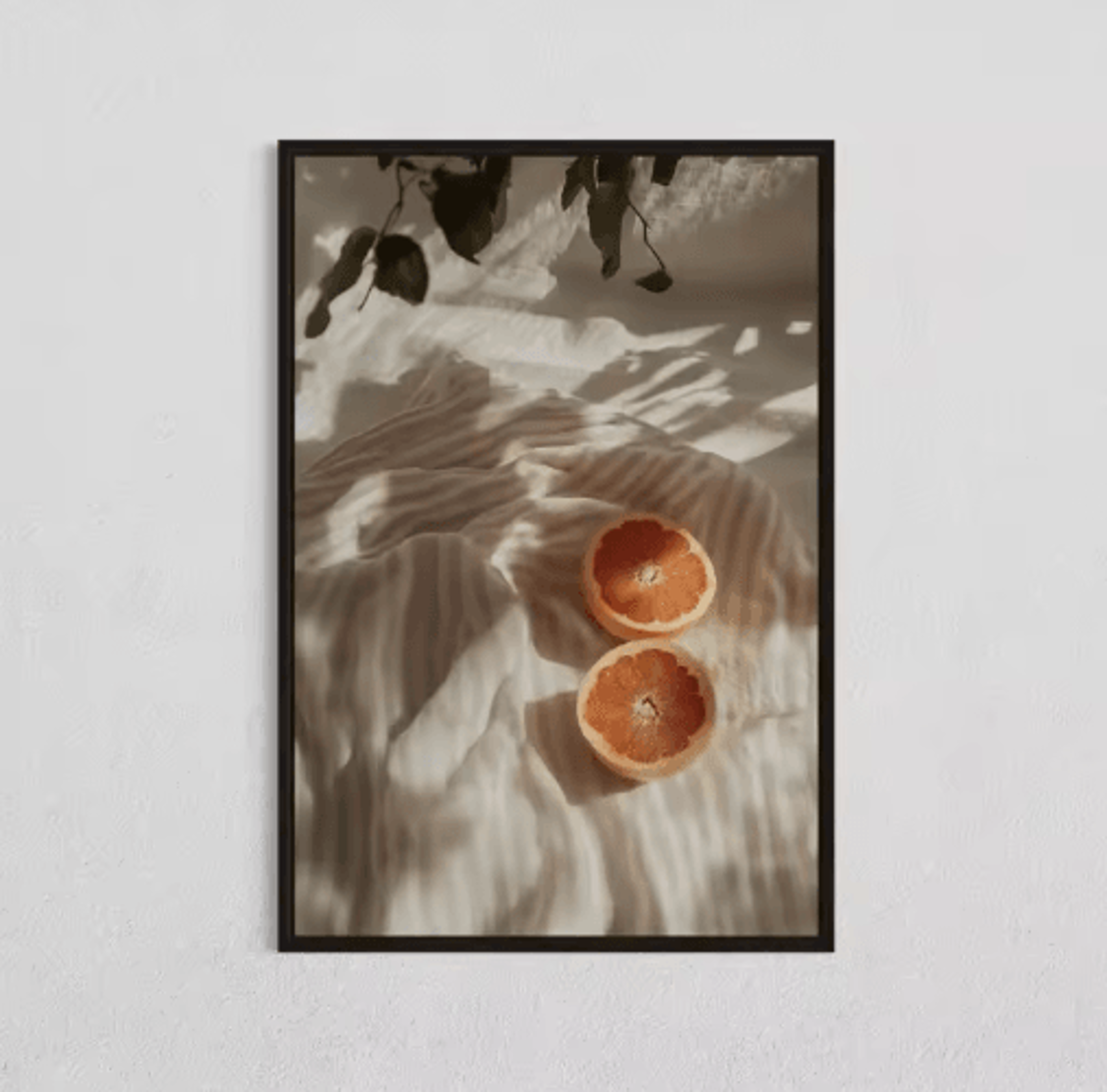 Minimalist Olive Tree Canvas Wall Art  Mediterranean Frameless Still Life Poster 9