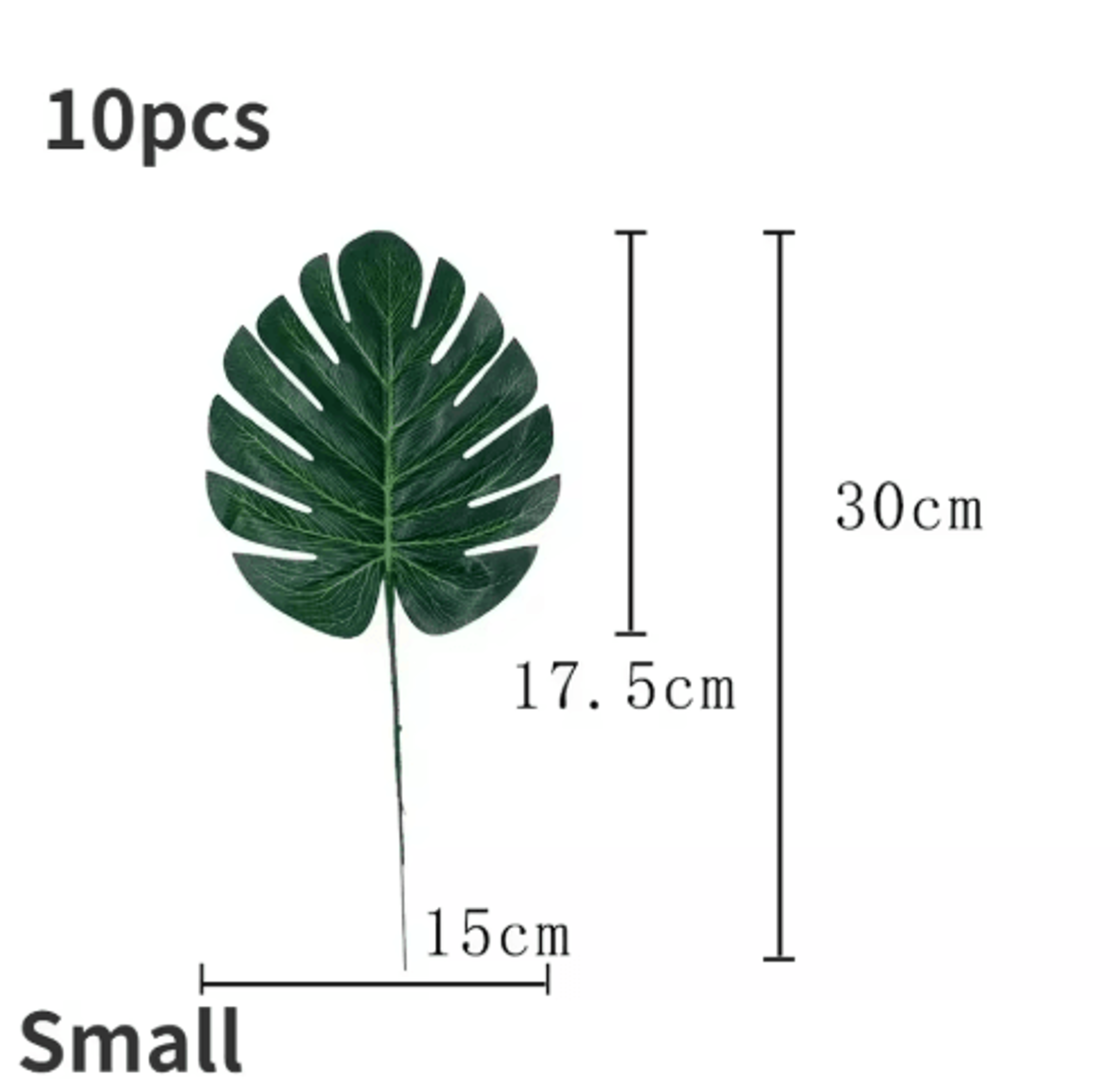 Hawaii Artificial Palm Leaf Set  Tropical Jungle Table Decor  Placemats 10pcs 7