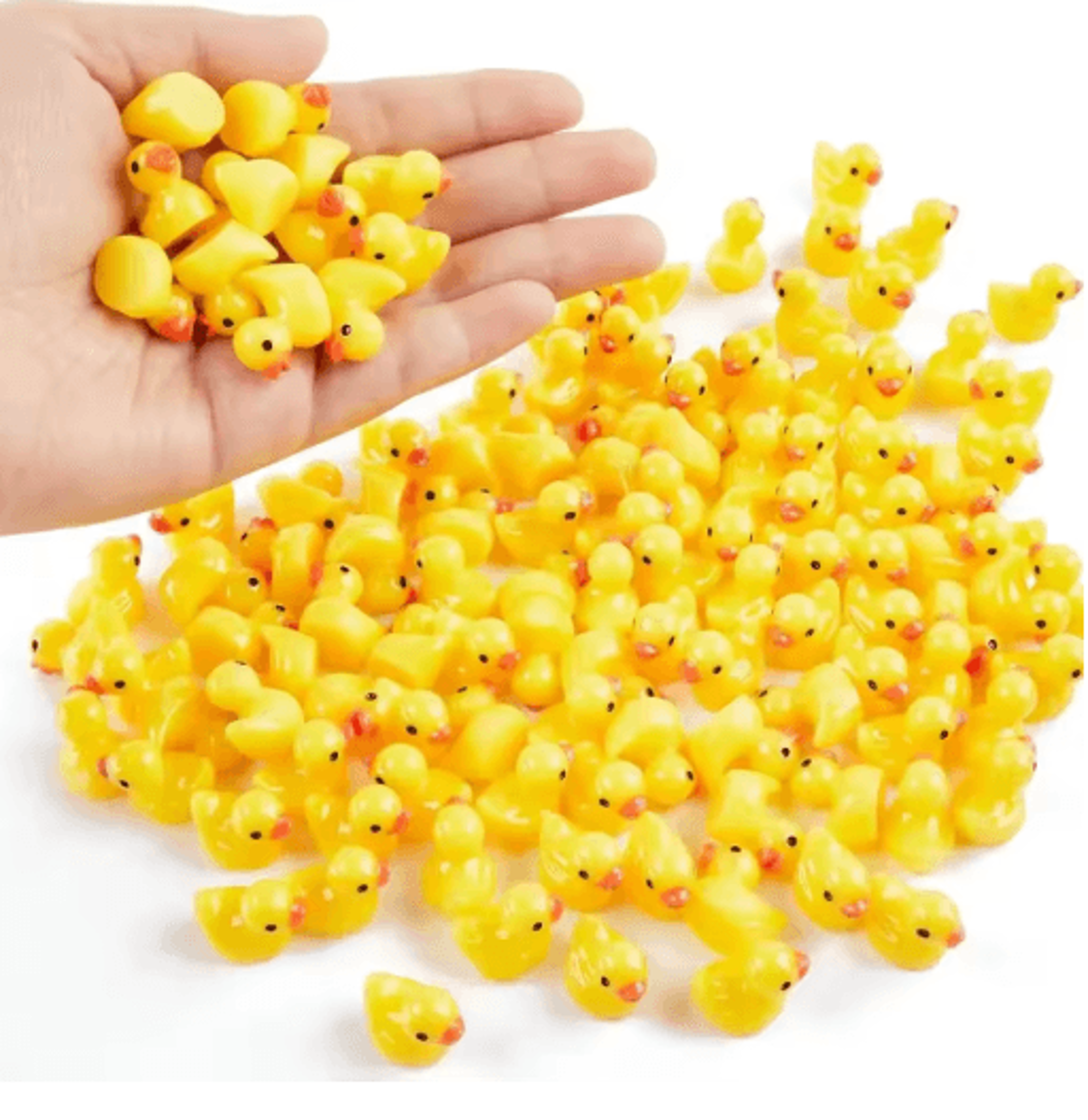 Mini Resin Duck Figurines Set  Tiny Duck Charms For Fairy Garden  DIY Decor 2050100pcs 9