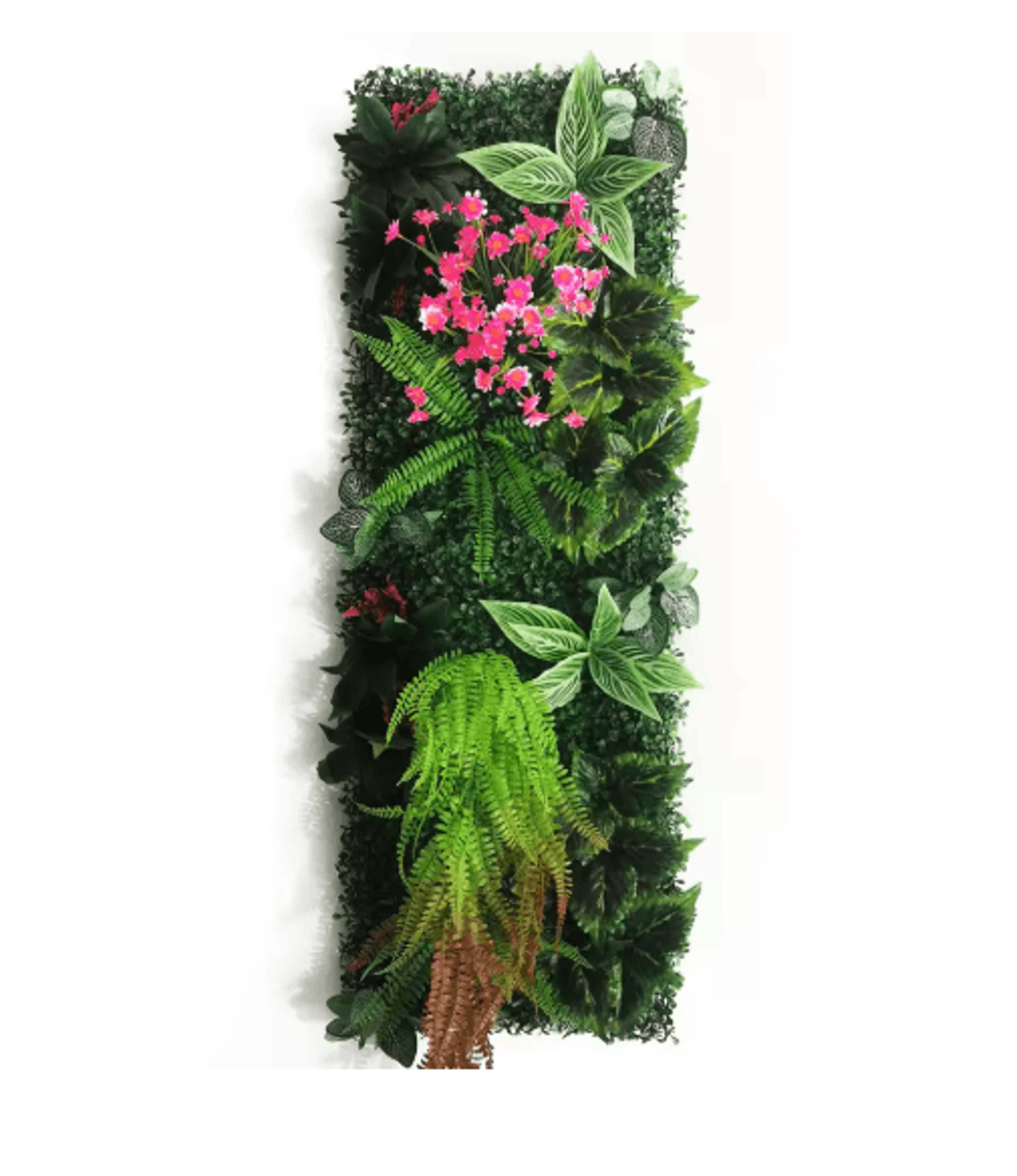 Artificial Rose Wall Panel 40x120cm Floral Grass Backdrop Home Decor 14