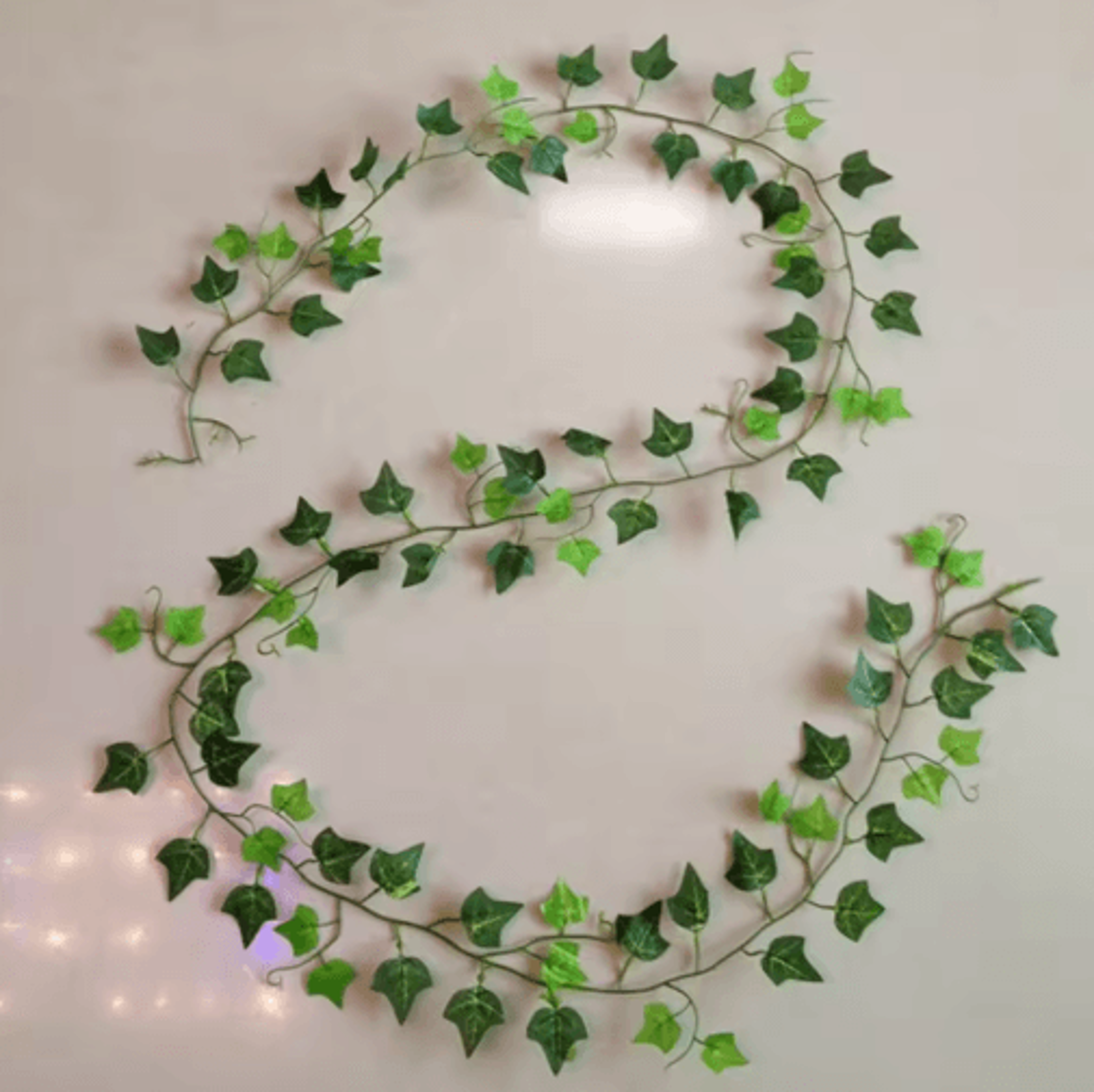 210CM Artificial Hanging Garland Vine  Green Silk Leaf Decor For Home Wedding  Outdoor Spaces 1