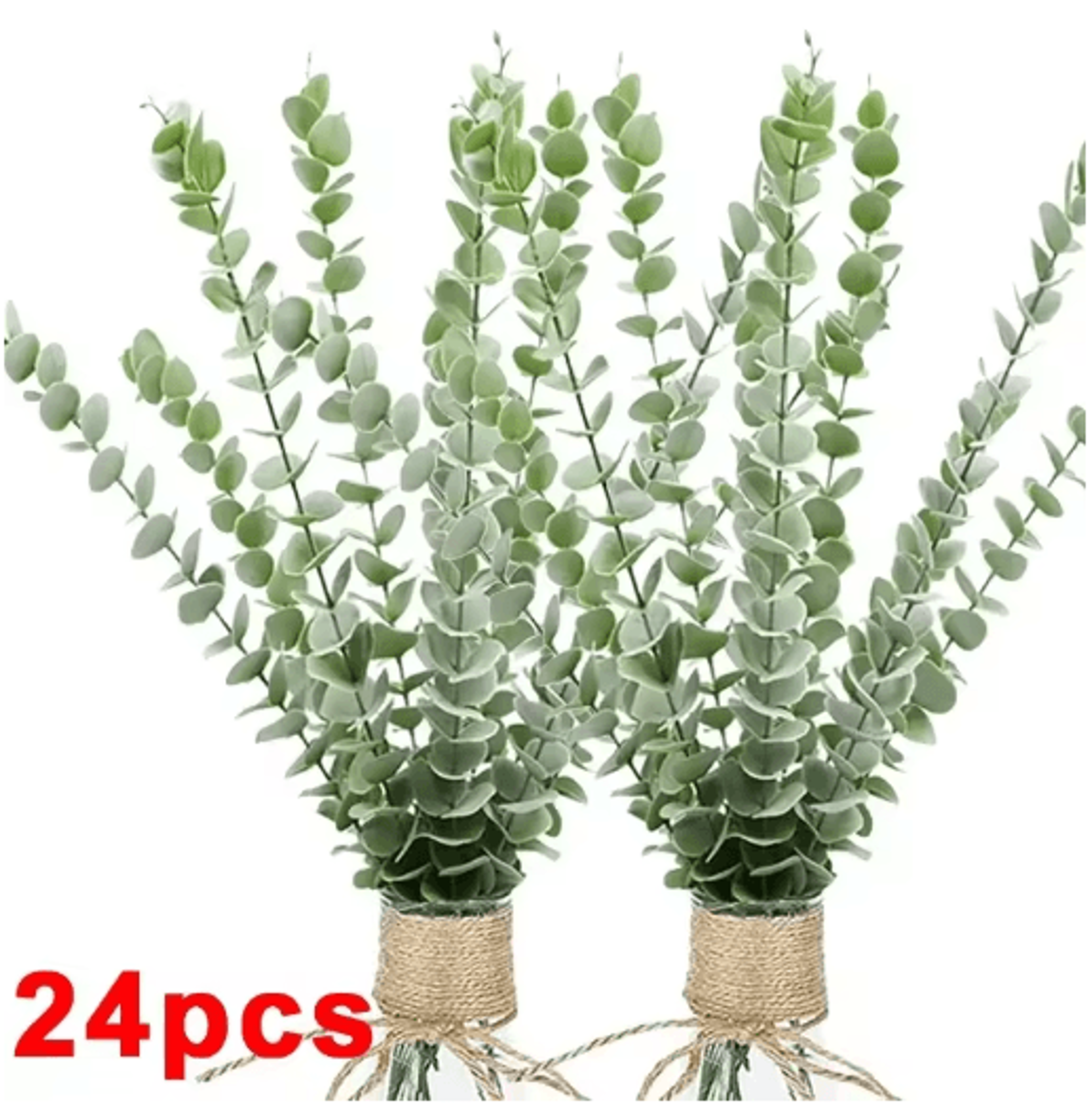 Artificial Eucalyptus Stems Silk Greenery Branches For DIY Wedding  Home Decor 5