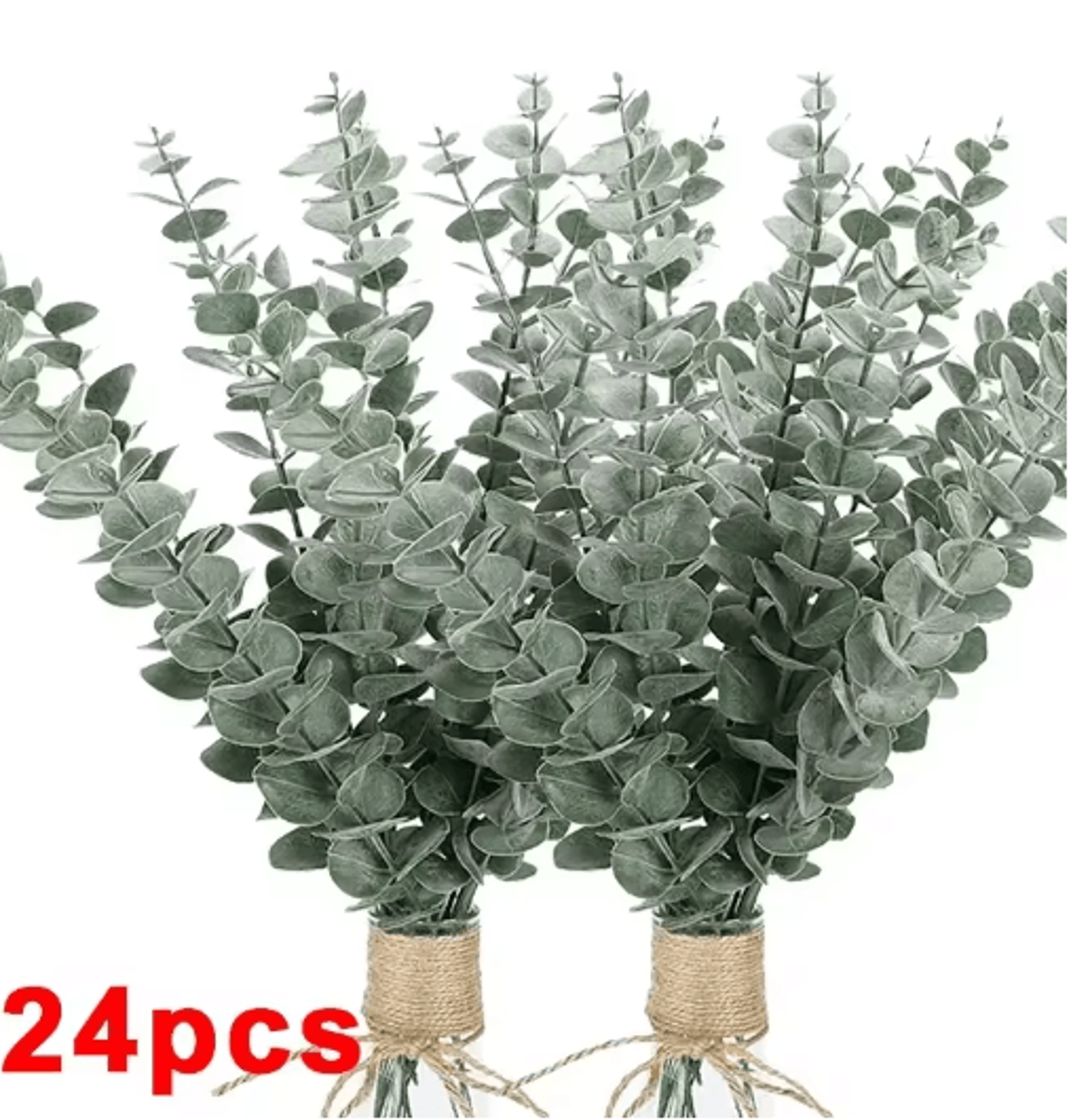 Artificial Eucalyptus Stems Silk Greenery Branches For DIY Wedding  Home Decor 6