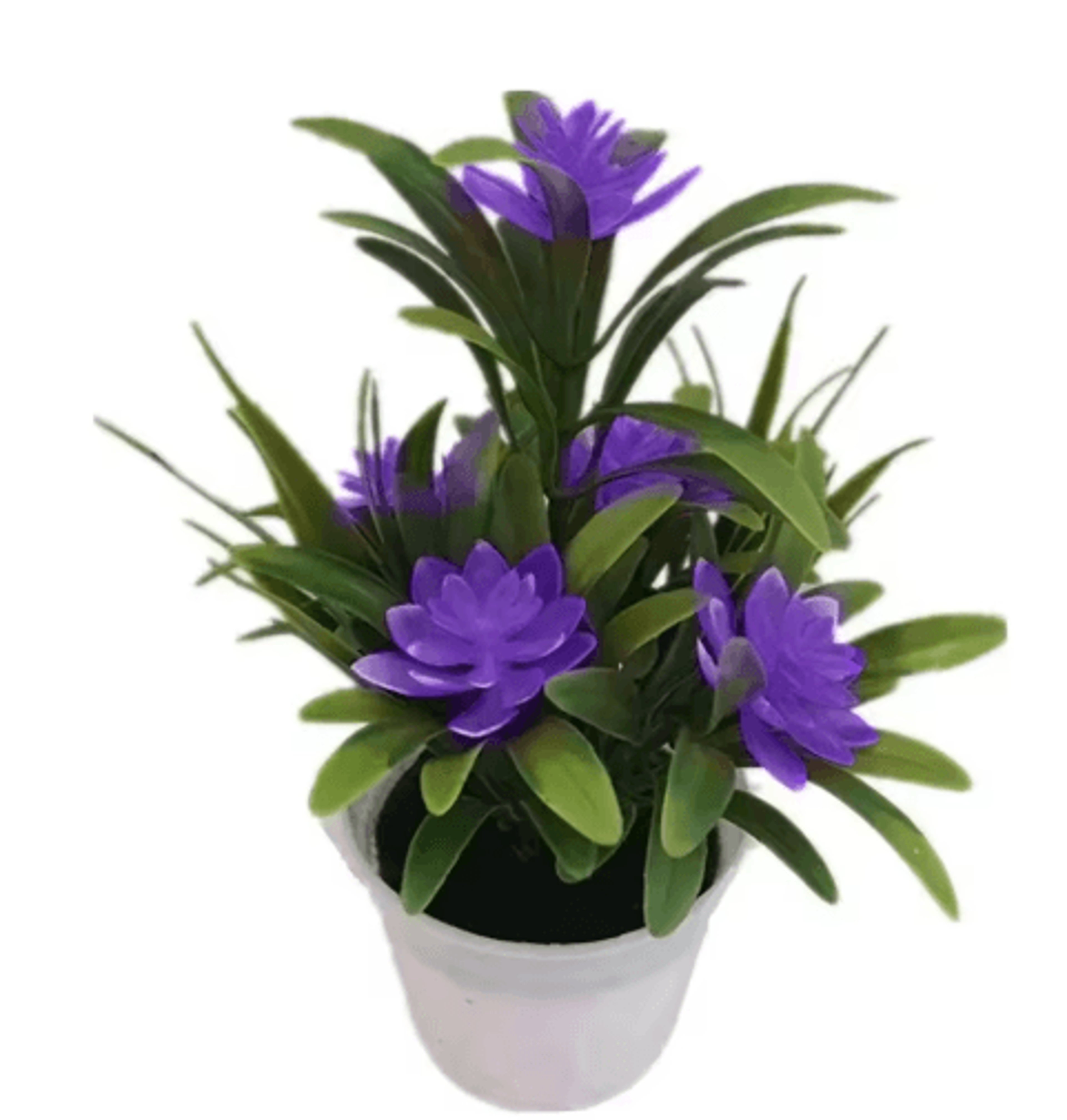 Colorful Artificial Potted Flowers  Mini Bonsai Tabletop Decor For Home  Garden 4
