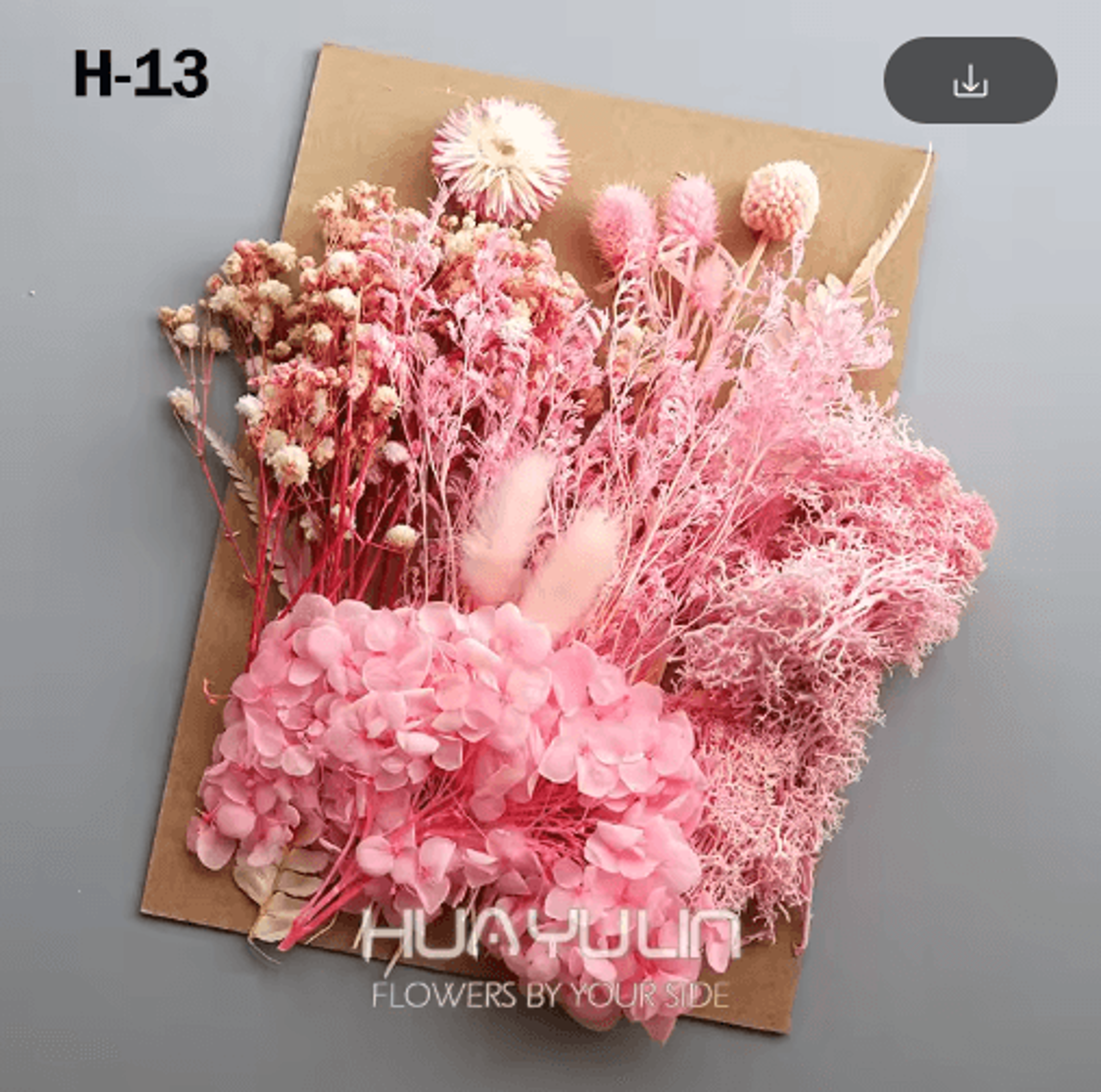 Preserved Hydrangea Dried Flower Set Real Floral Materials For Resin  DIY Crafts 9