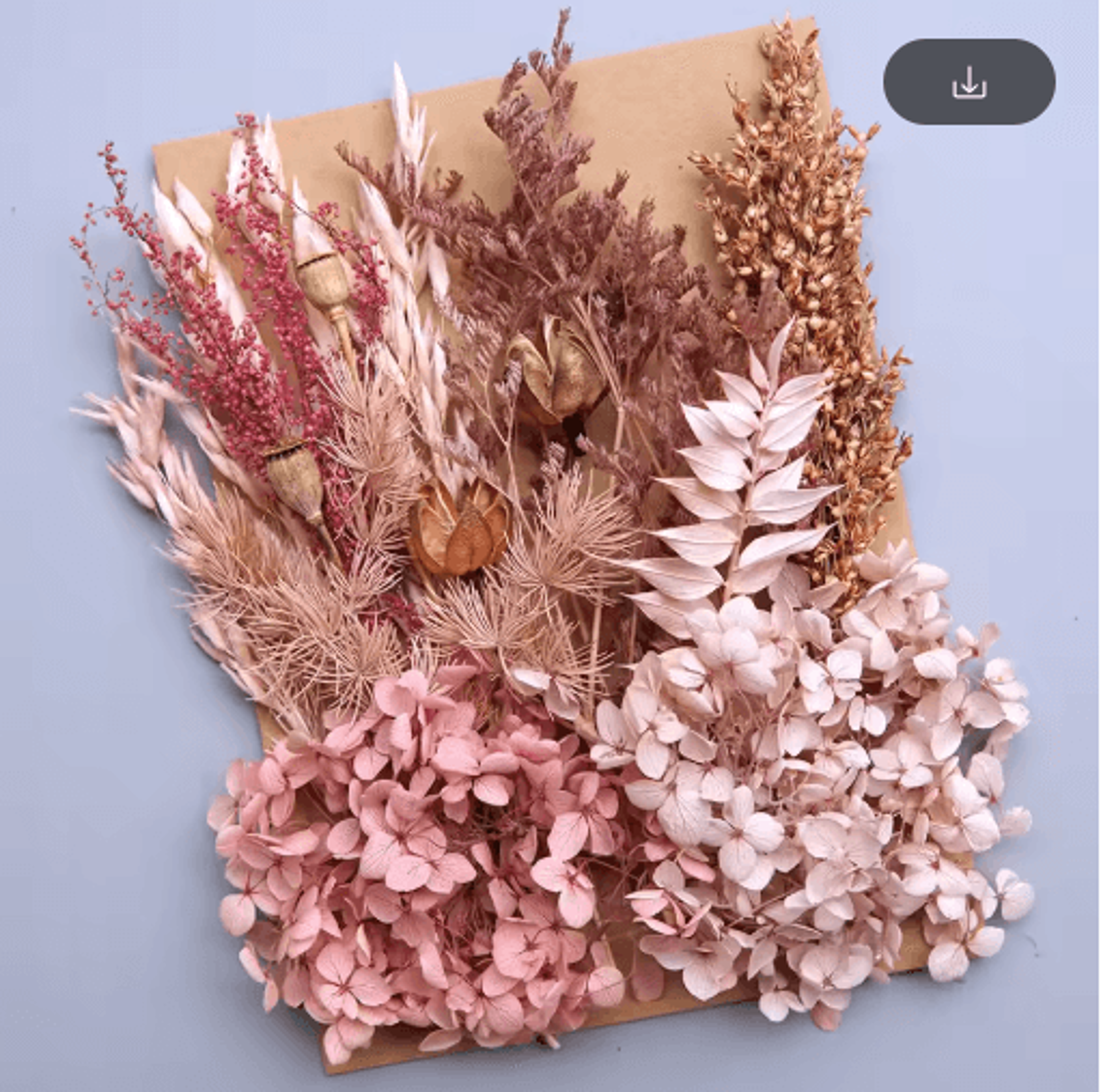 Preserved Hydrangea Dried Flower Set Real Floral Materials For Resin  DIY Crafts 26