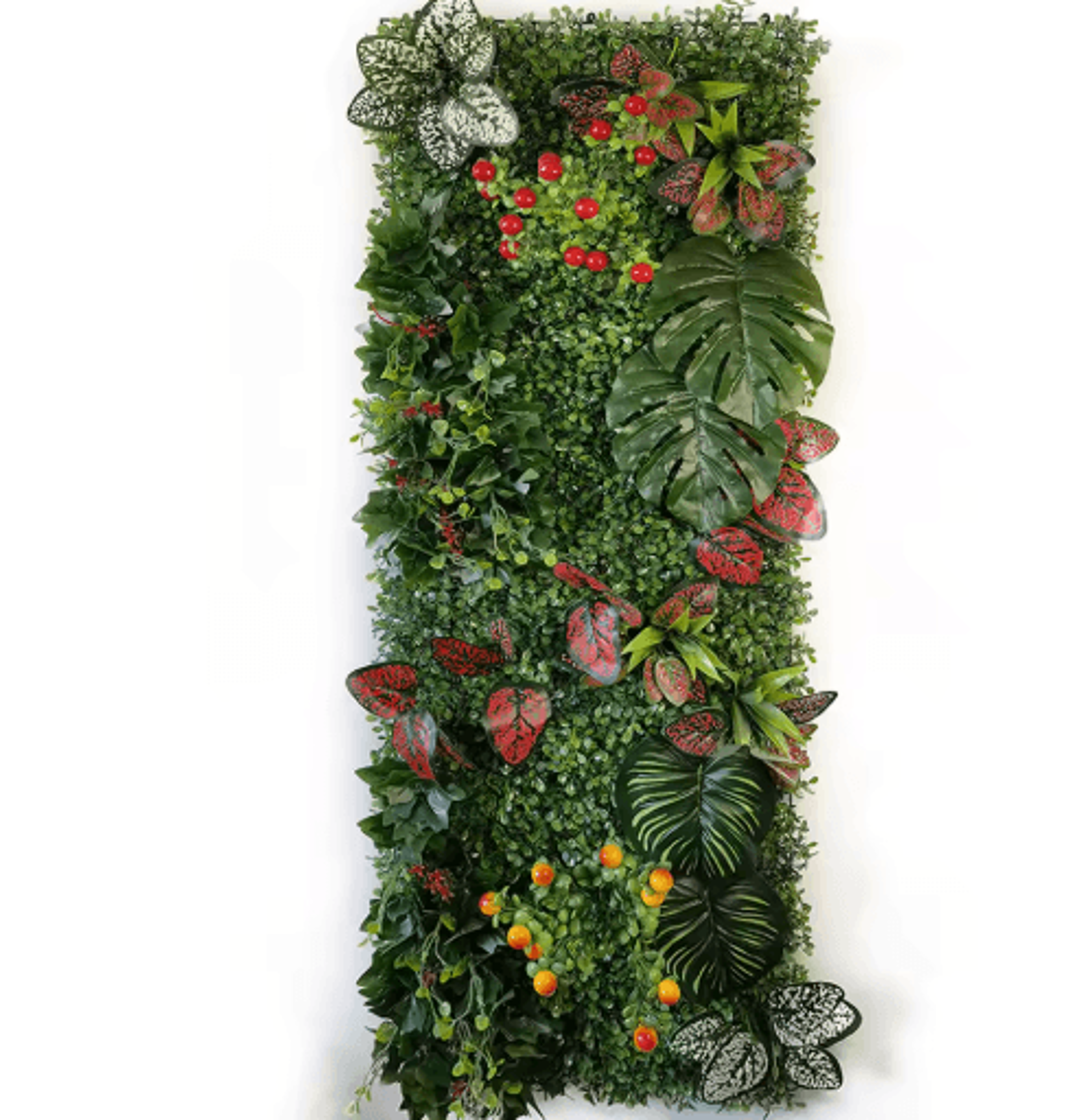 Artificial Chlorophytum Grass Wall Panel Greenery Wall Decor For Garden  Home 0
