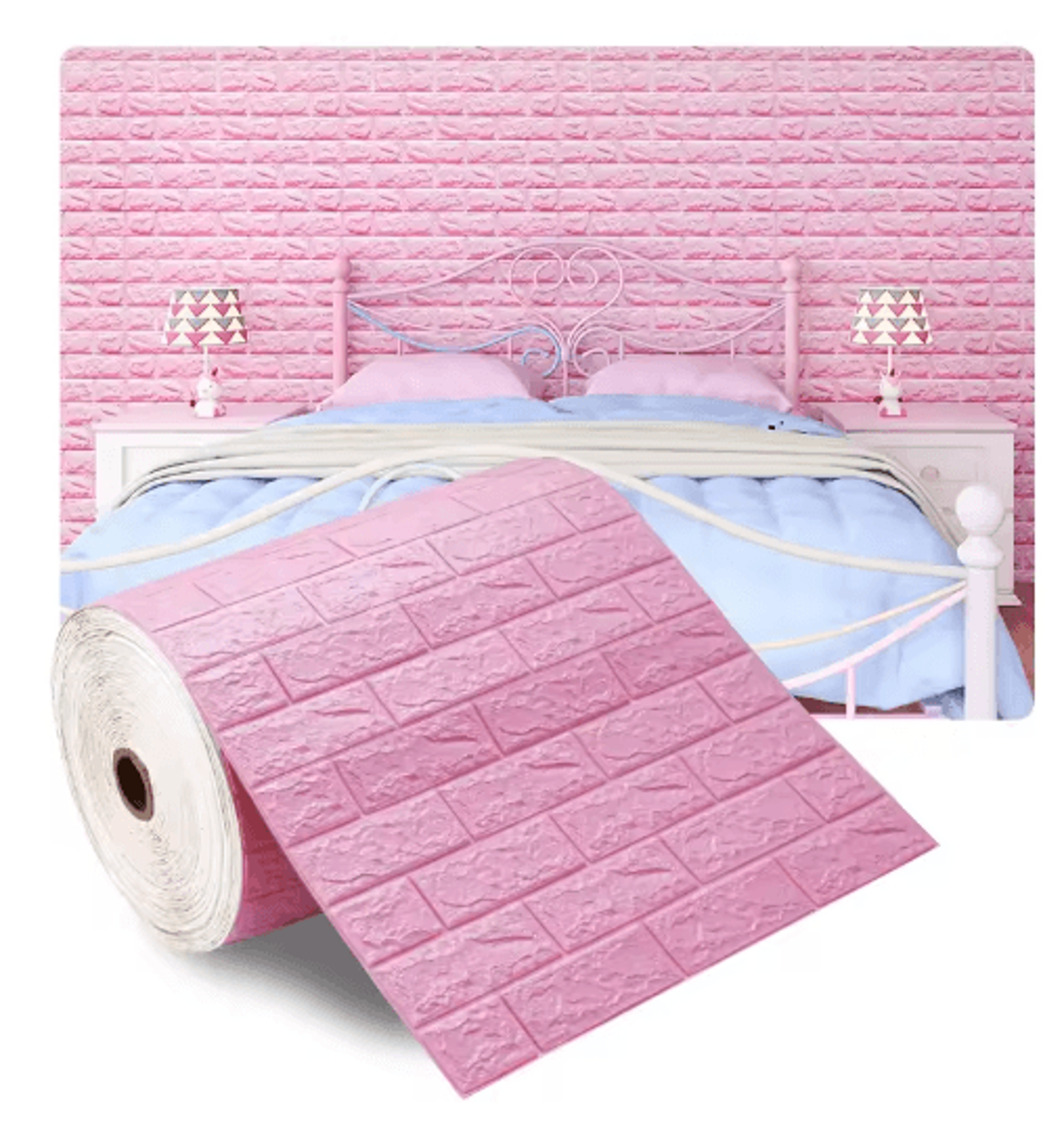 3D Foam Brick Wall Panels Self Adhesive Waterproof Wall Decor For Living Room 4