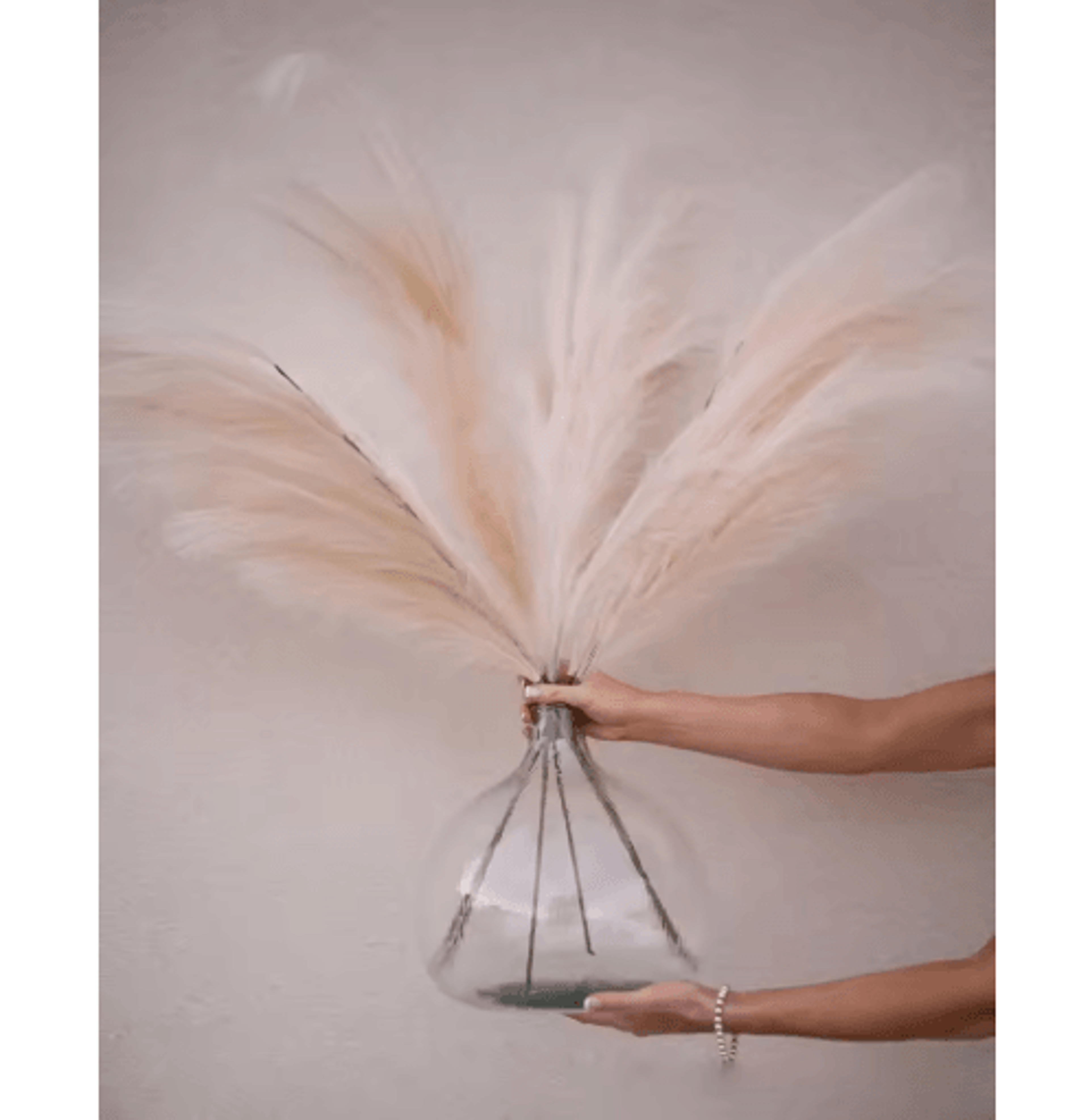 Large Artificial Pampas Grass  Tall Fluffy Stems For Elegant Boho Decor 17