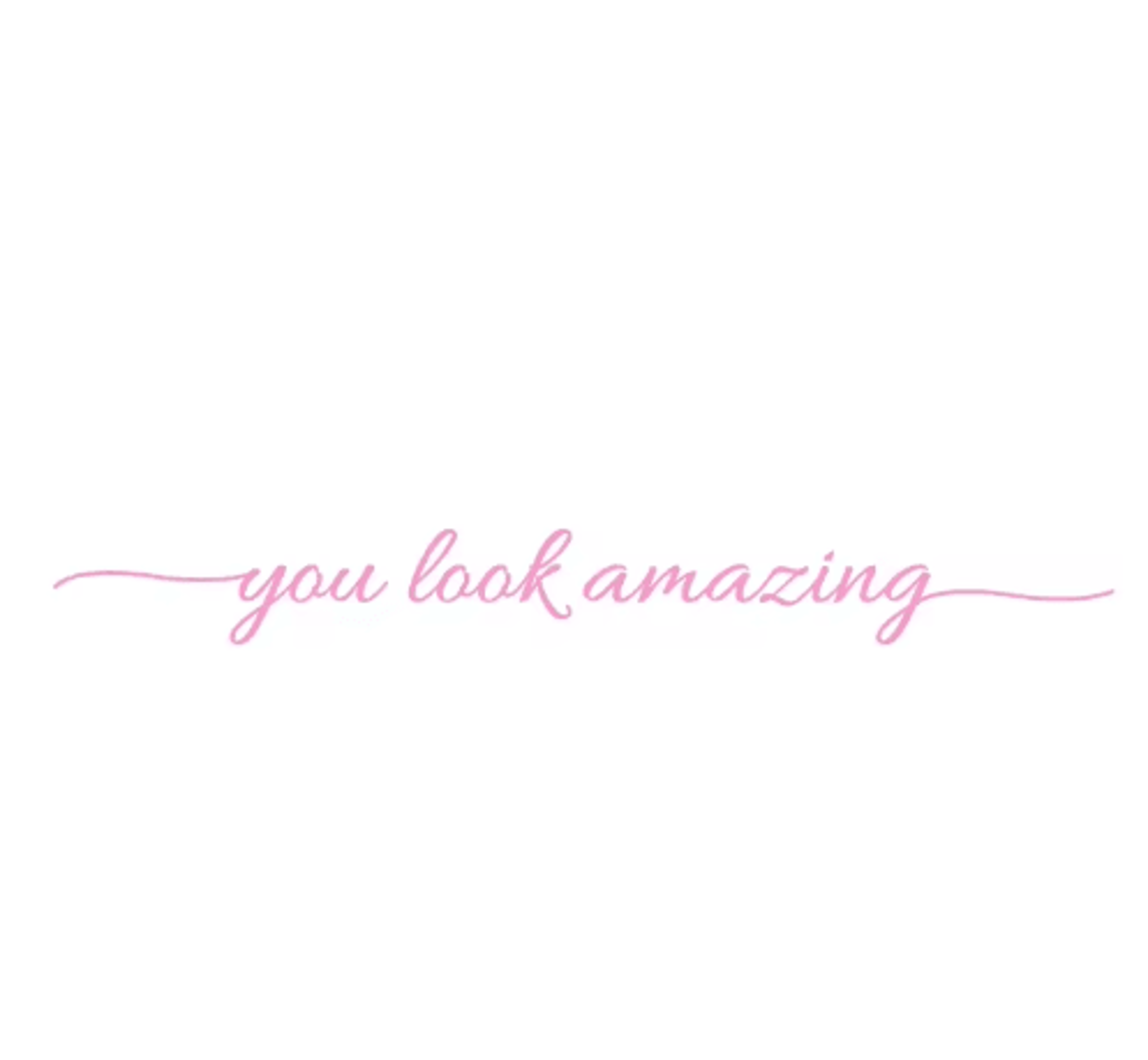 You Look Amazing Mirror Decal Inspirational Vinyl Wall Sticker For Bathroom  Bedroom 11