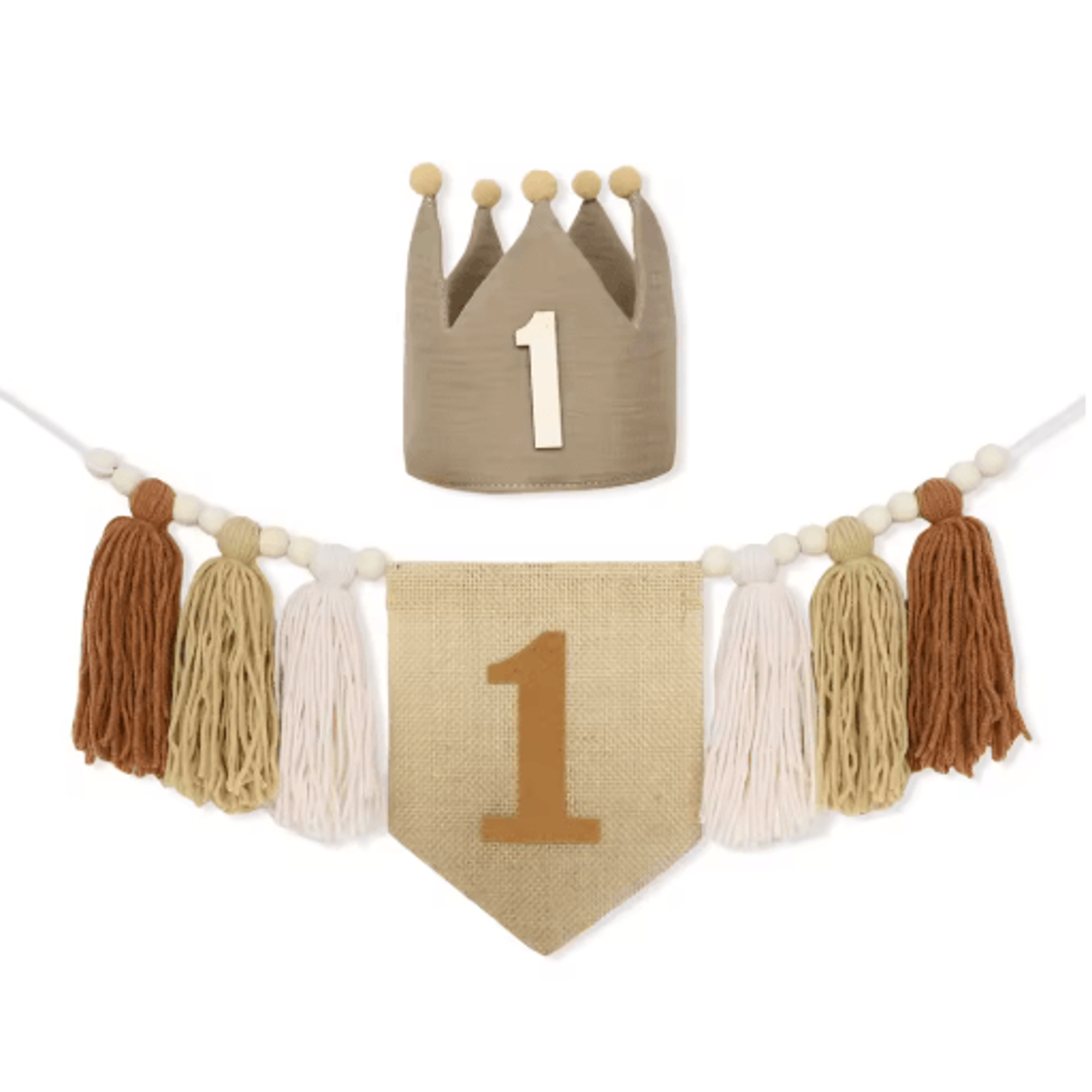 Boho 1st Birthday High Chair Banner Baby First Birthday Party Decor 8