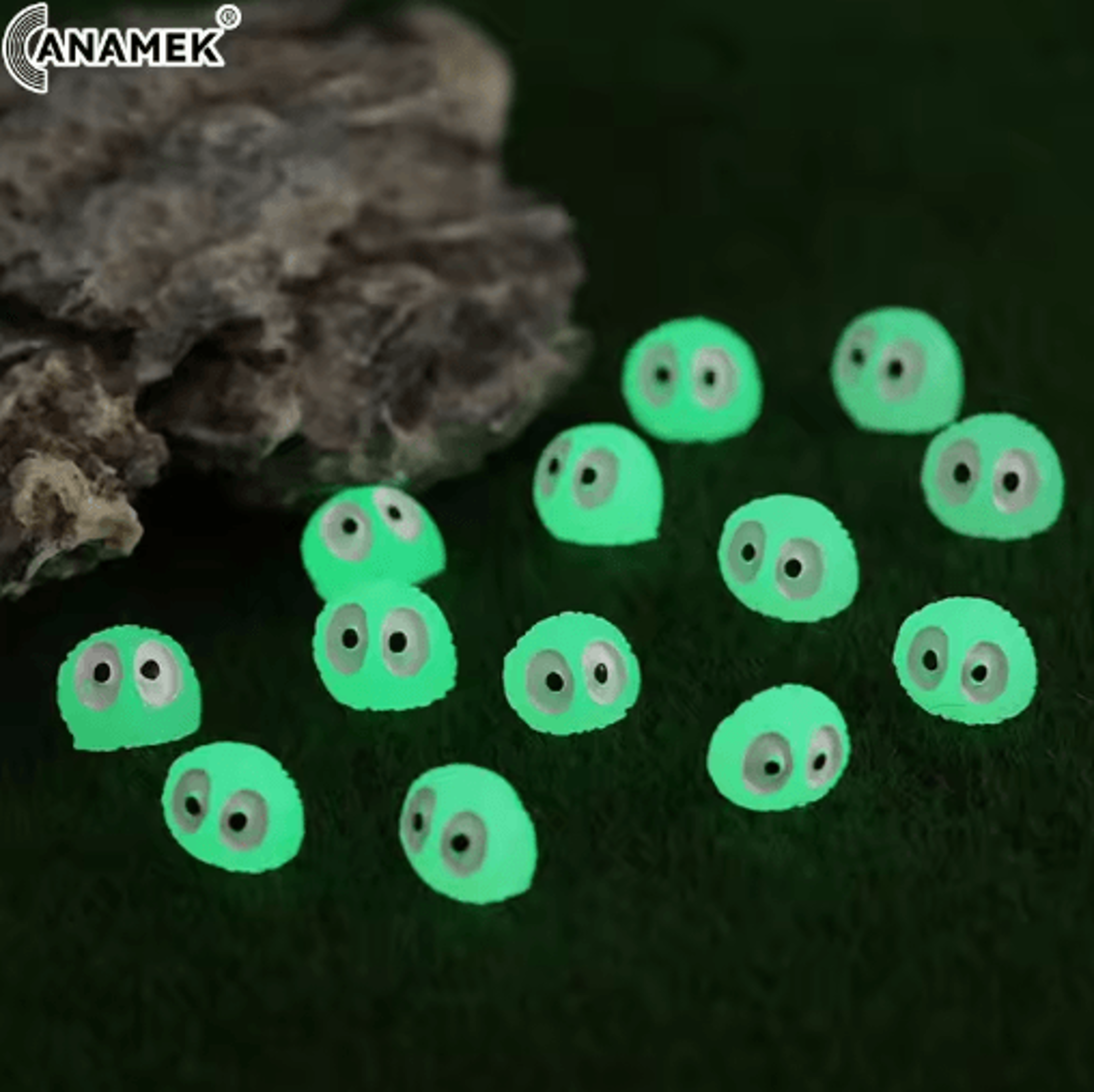 Glowing Dust Elf Miniature Figurines Set  Kawaii Micro Landscape  Room Decor 0