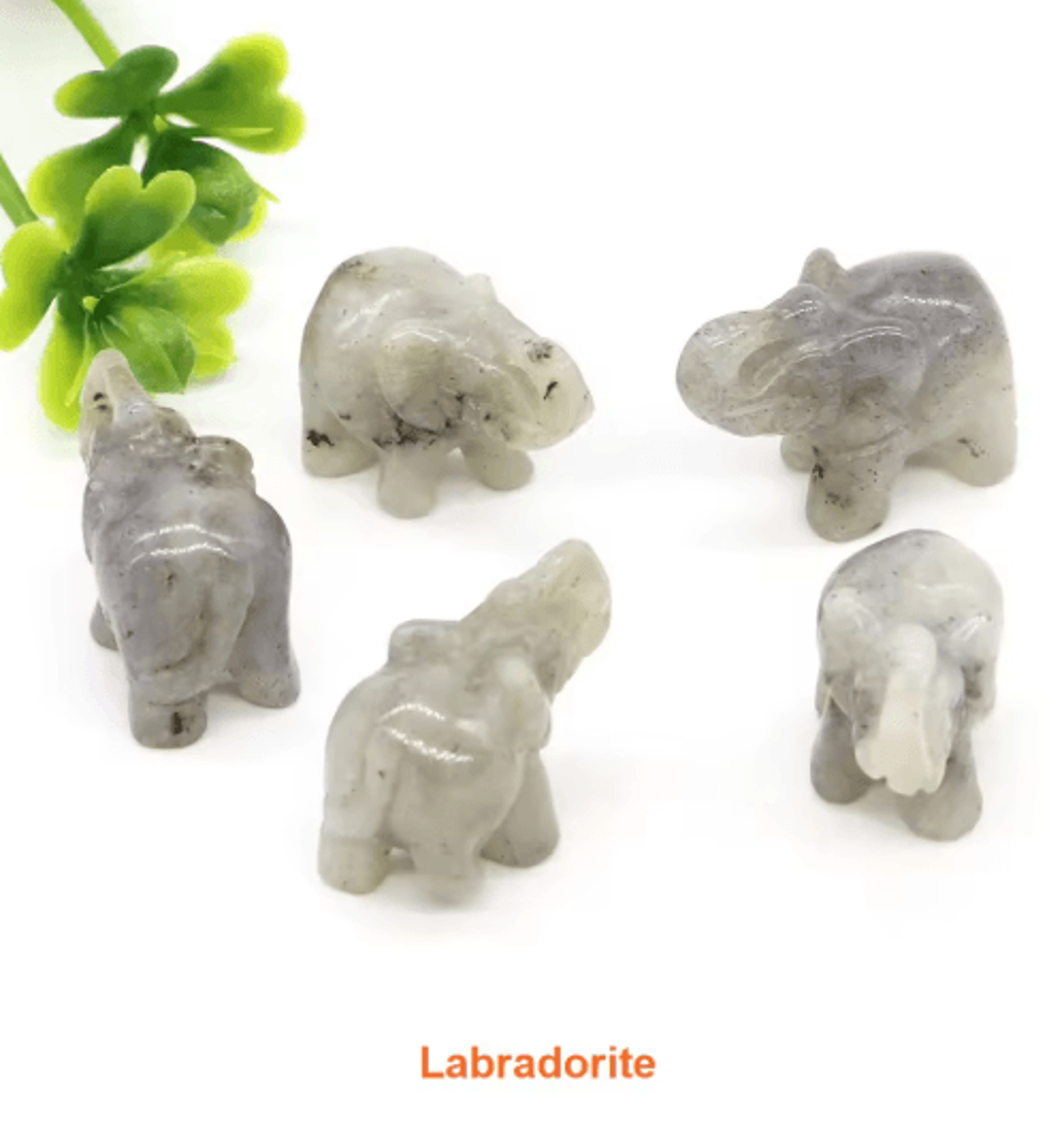 1 Amethyst Elephant Figurine Mini Crystal Animal Statue For Healing  Decor 10