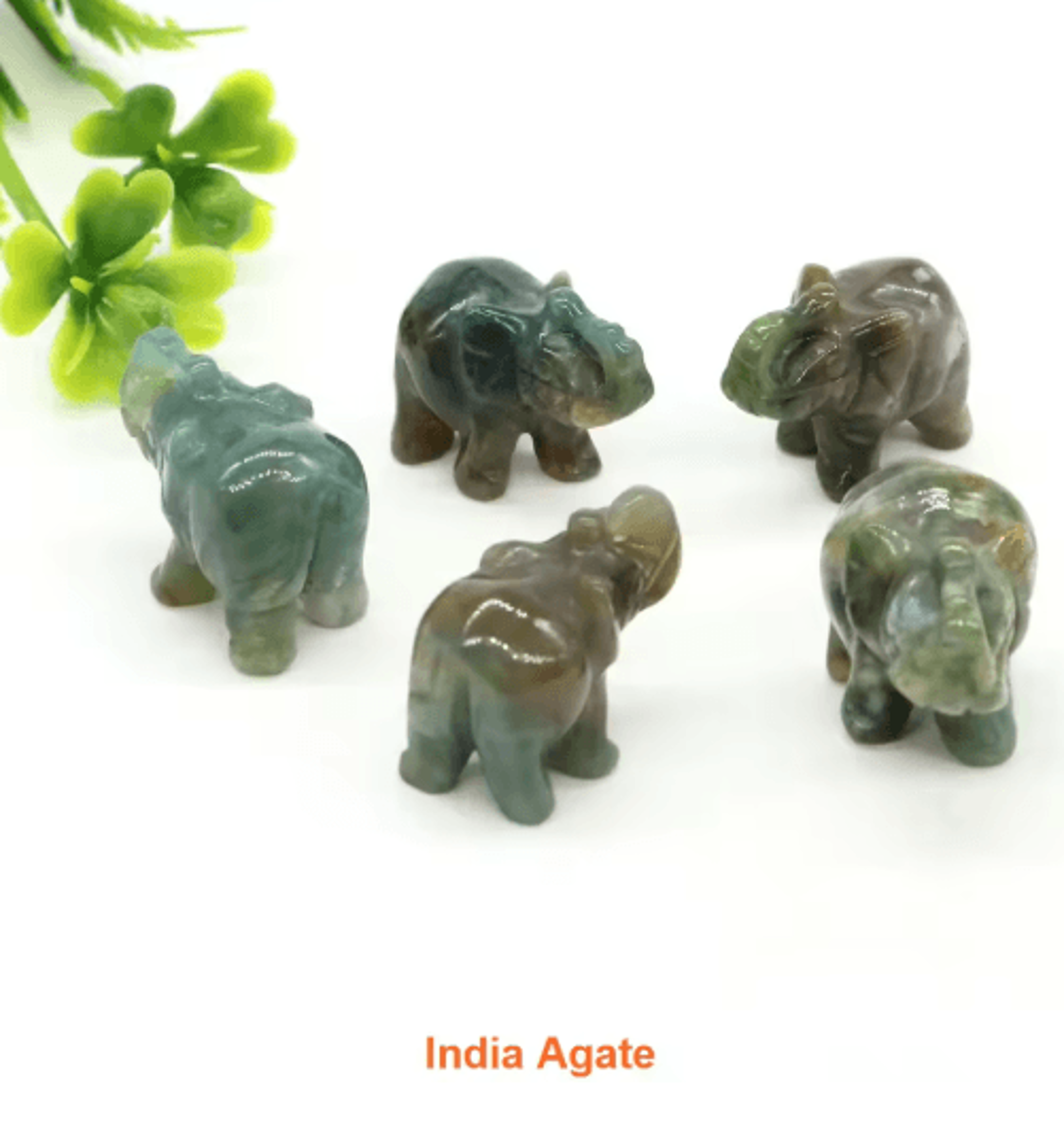 1 Amethyst Elephant Figurine Mini Crystal Animal Statue For Healing  Decor 11