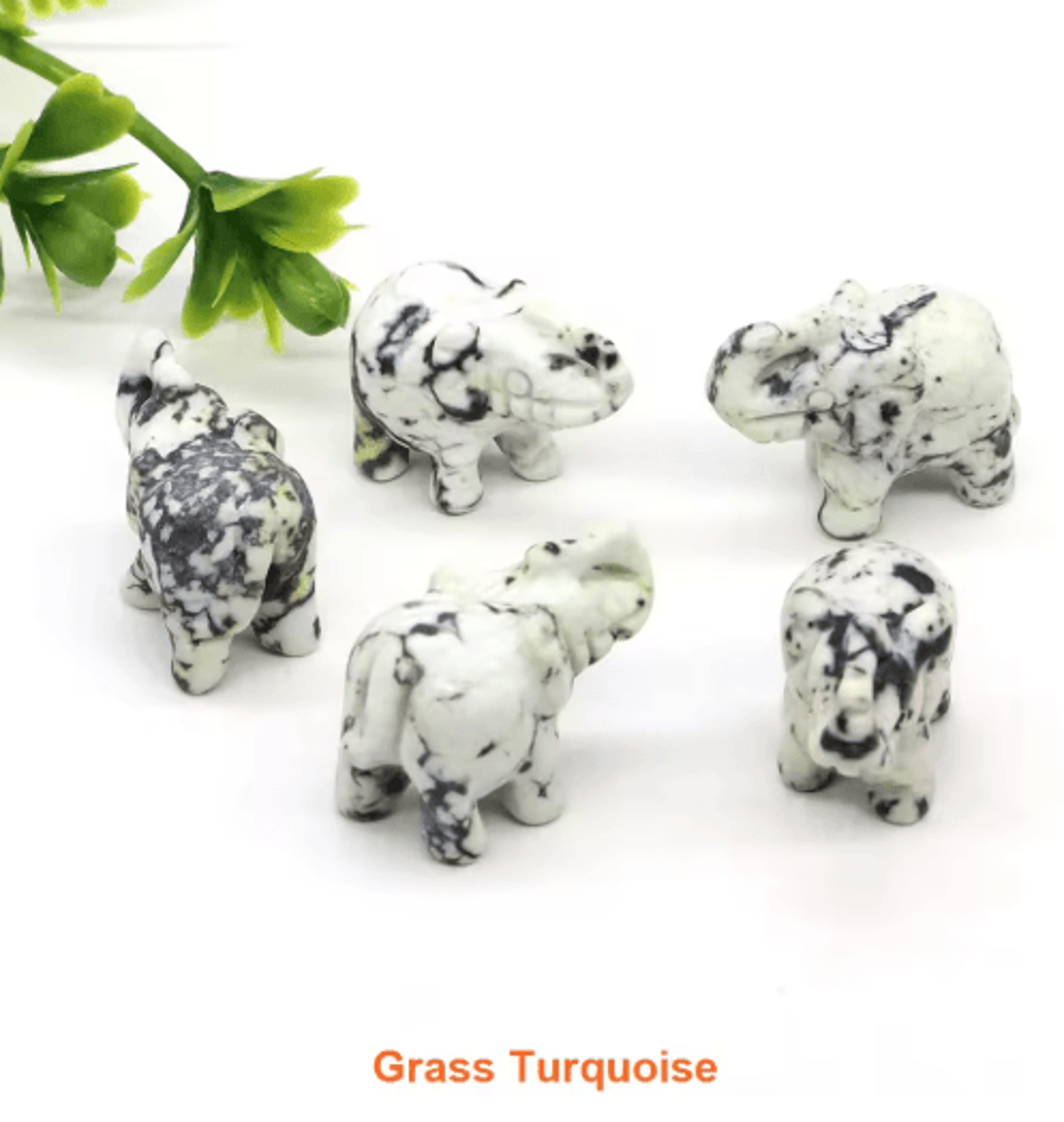 1 Amethyst Elephant Figurine Mini Crystal Animal Statue For Healing  Decor 15