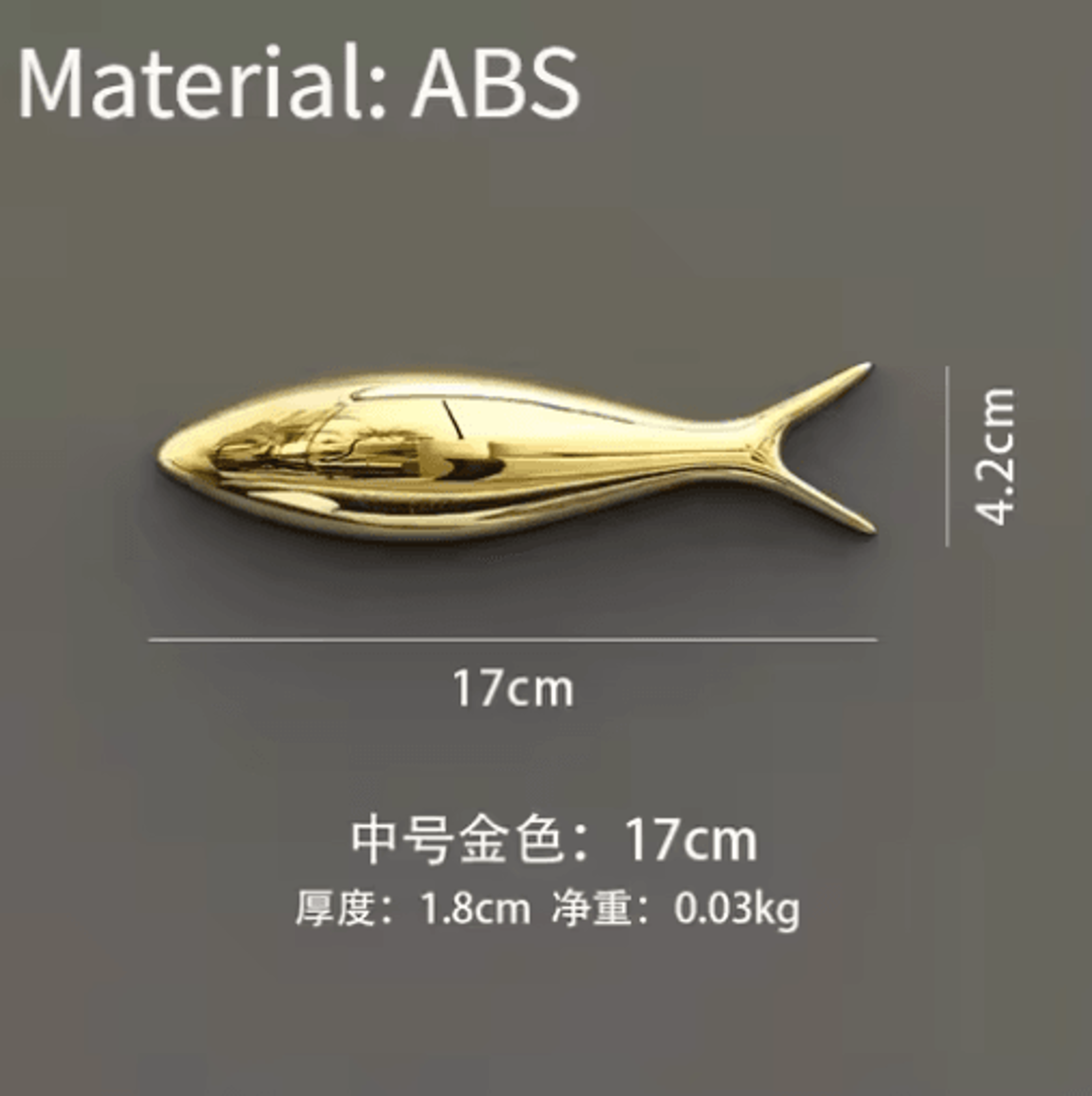 Creative 3D Fish Wall Decor  Electroplated Metallic Wall Stickers For Modern Spaces 5