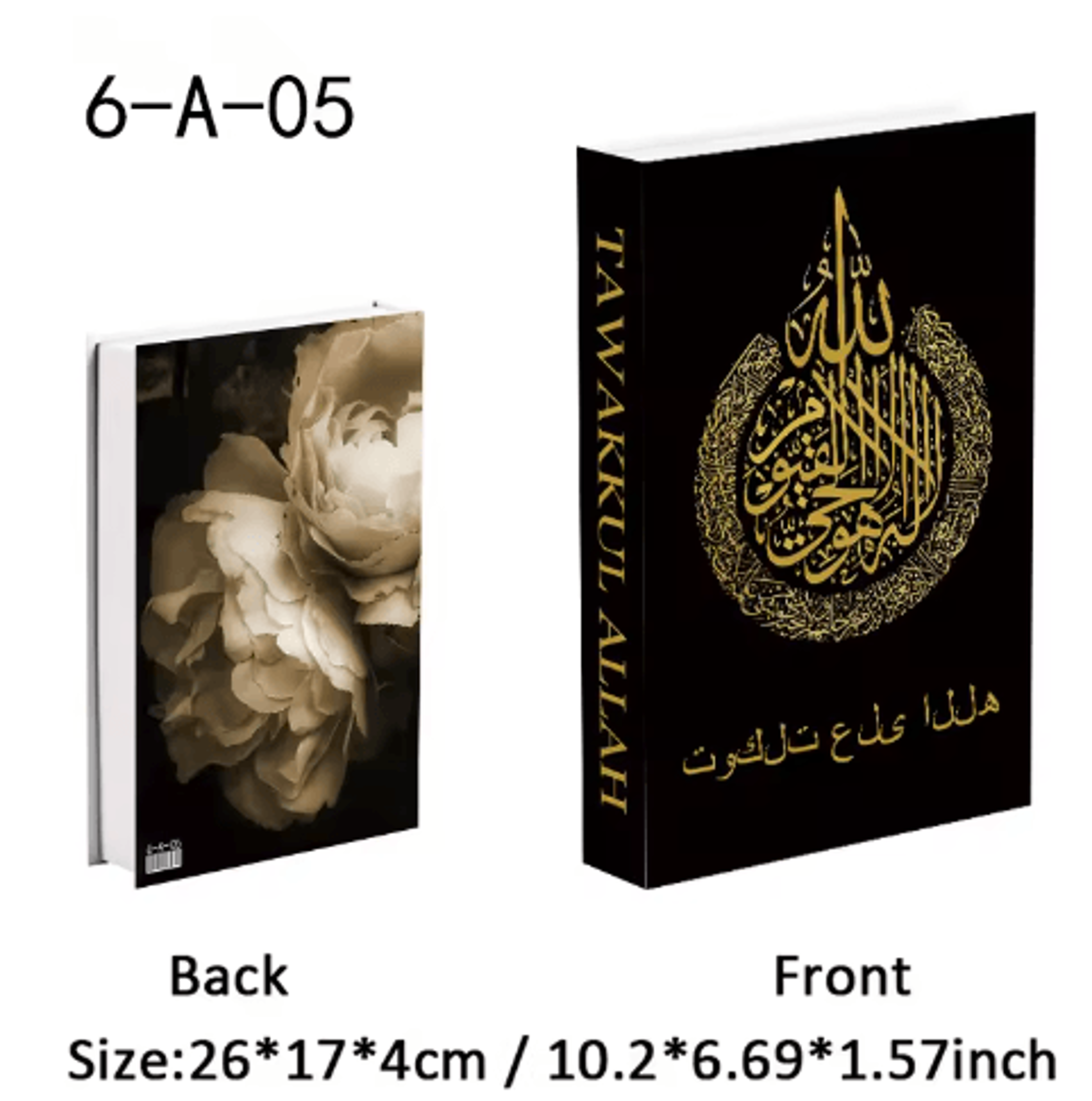 Luxury Decorative Book Box  Islamic Kaaba Design Coffee Table Storage Decor 12