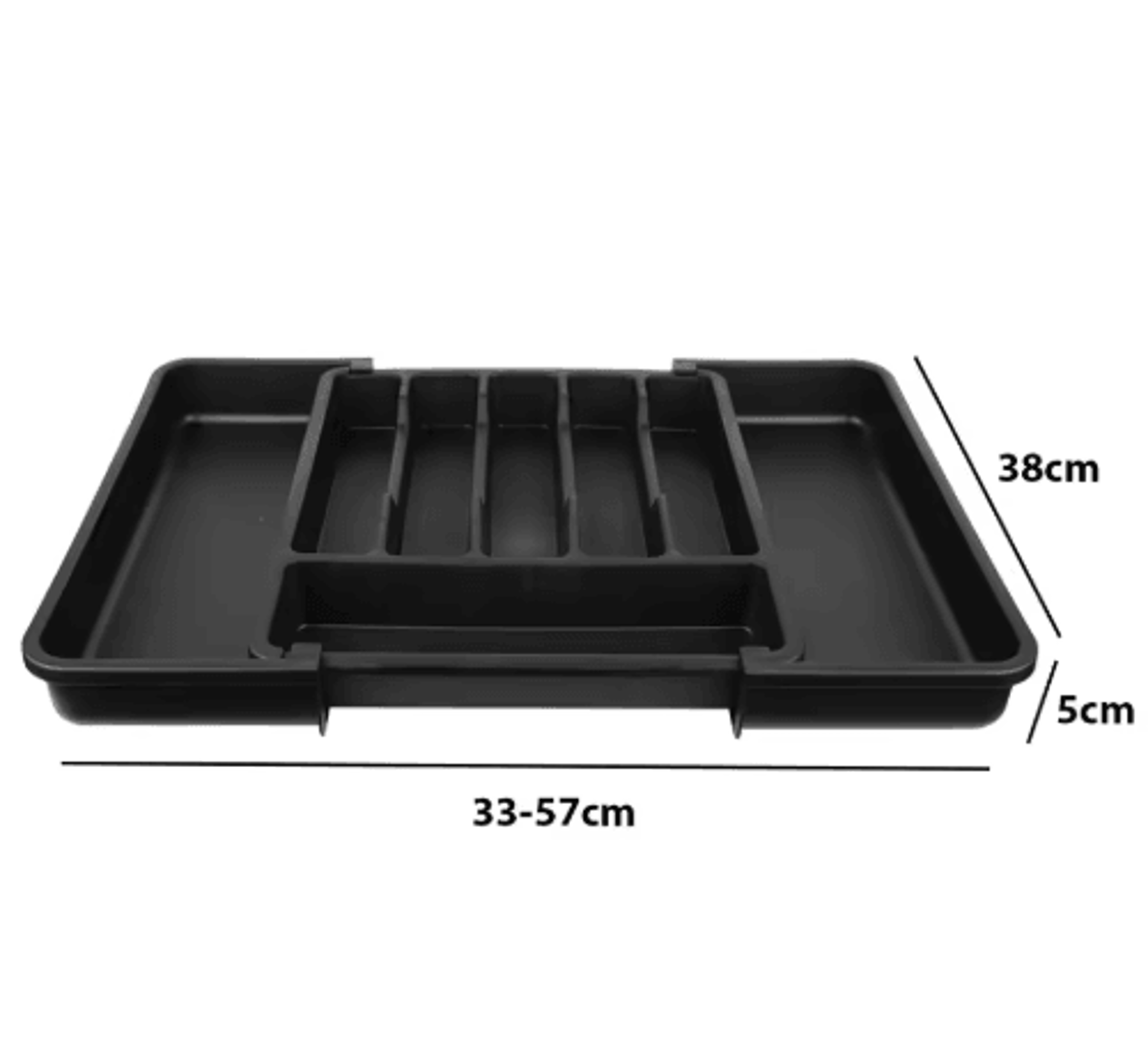 Expandable Kitchen Drawer Organizer  Adjustable Cutlery Storage Tray 3