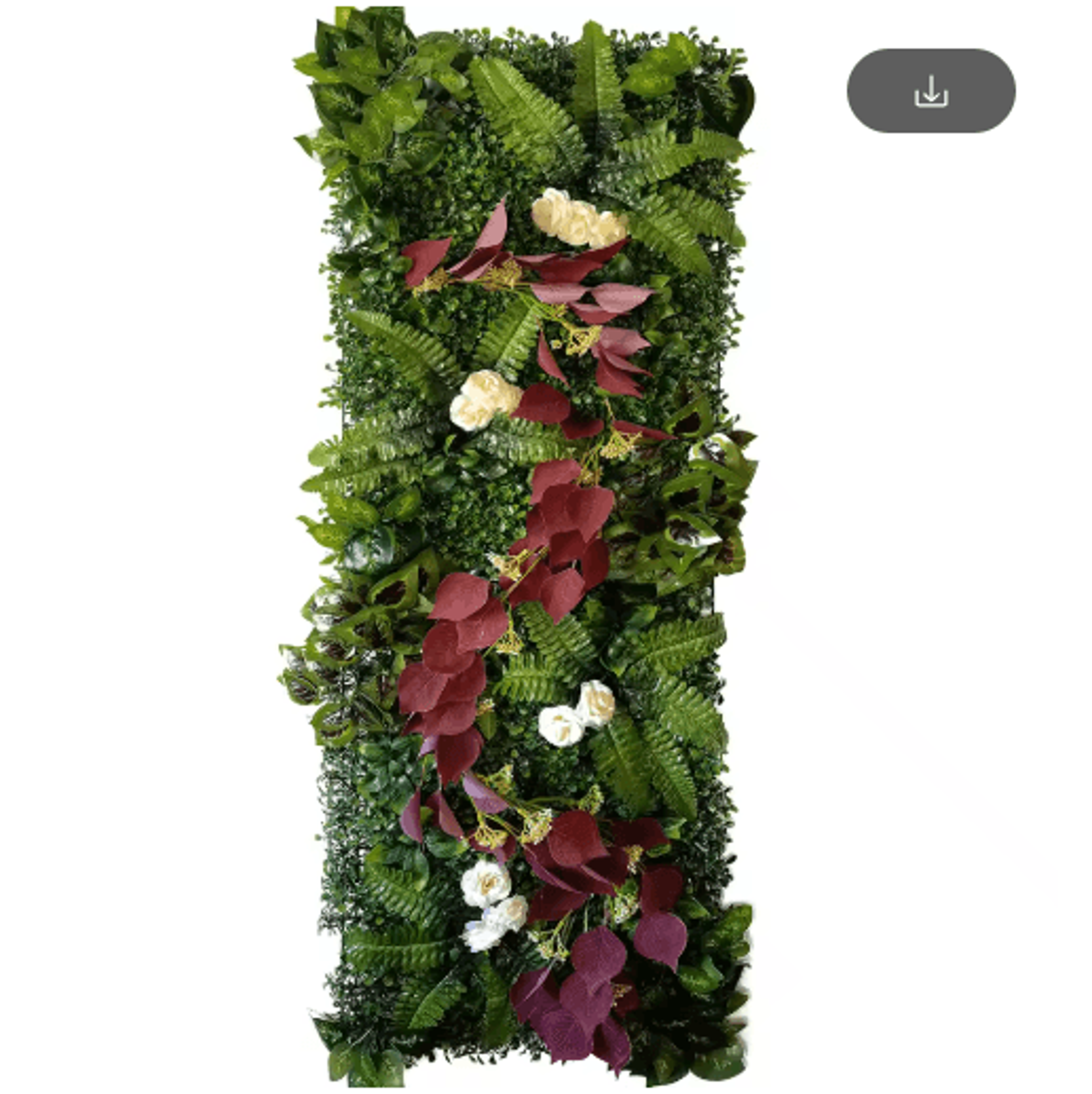 Artificial Grass Wall Panel  40by120cm Faux Greenery Backdrop Decor 20