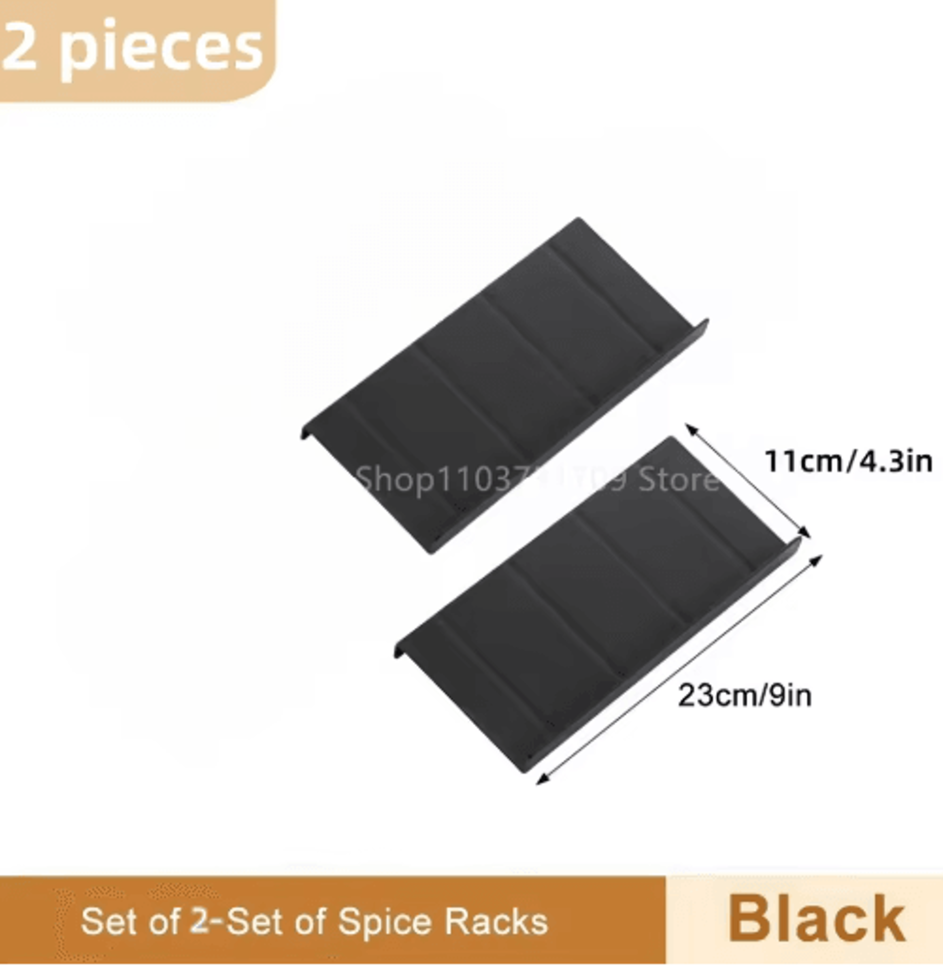 4Layer Adjustable Spice Rack Organizer For Drawer  Pantry Storage 5