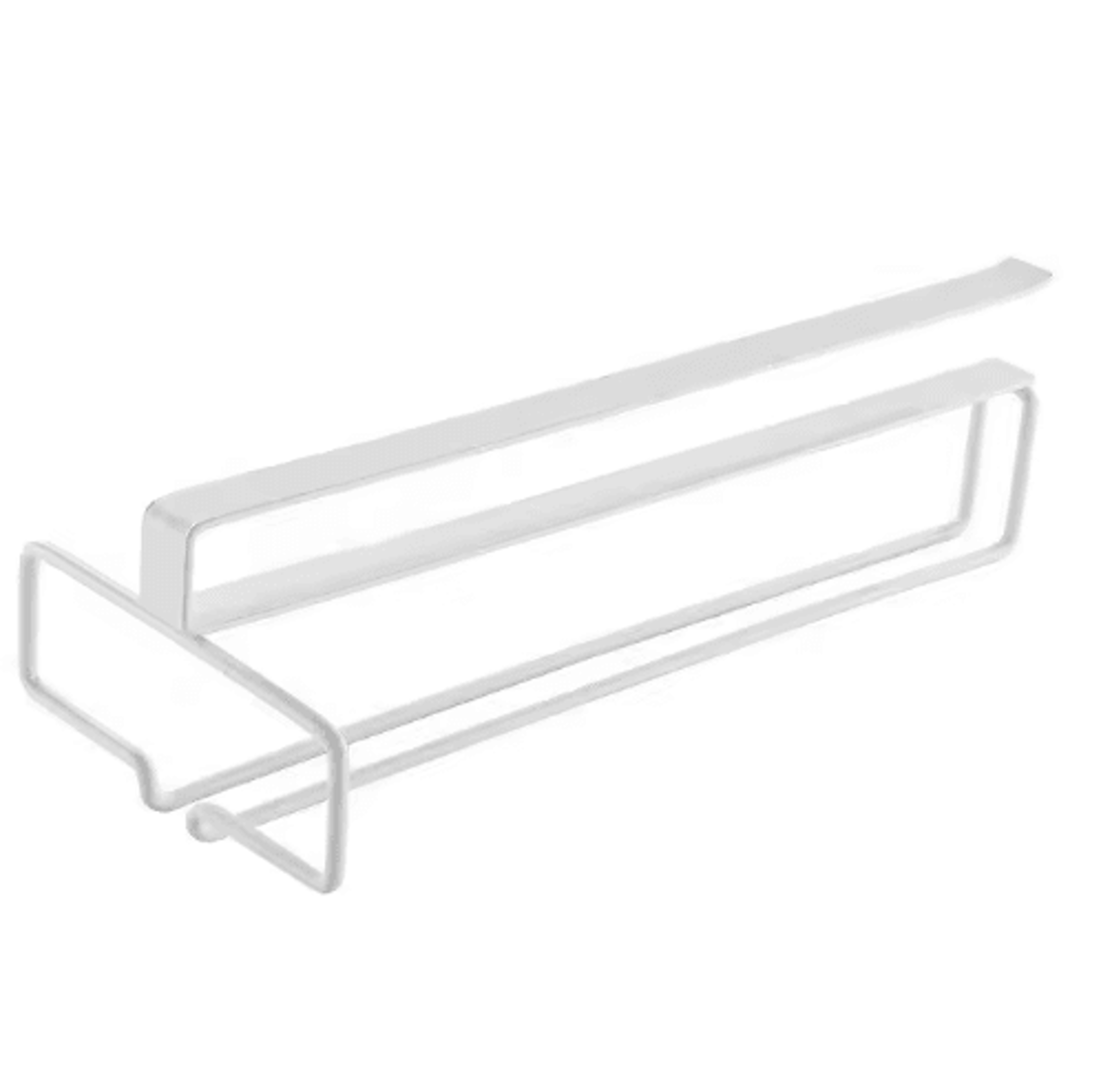NonDrill Hanging Wine Glass Holder  Under Cabinet Stemware Storage Rack 1