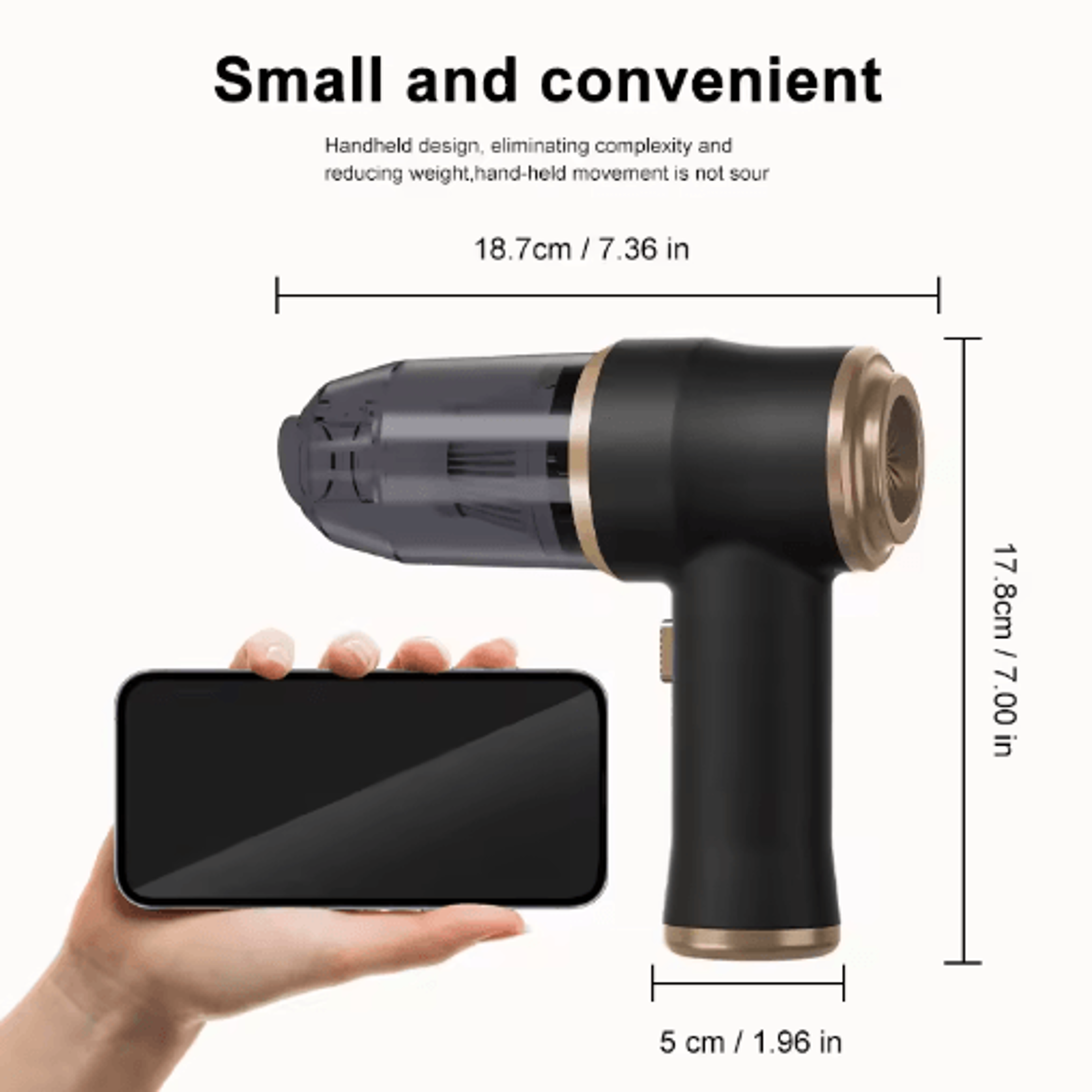 Wireless High Power Car  Home Vacuum Cleaner Portable Handheld Cleaning Machine 6